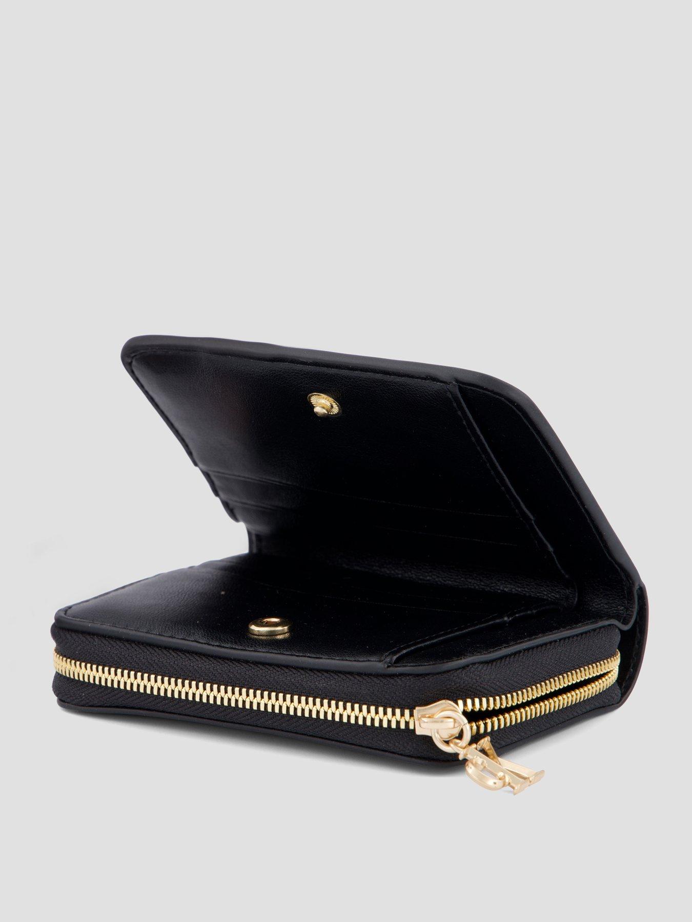 Image 4 of 5 of Calvin Klein CK Medium Flap Zip Around Wallet - Black