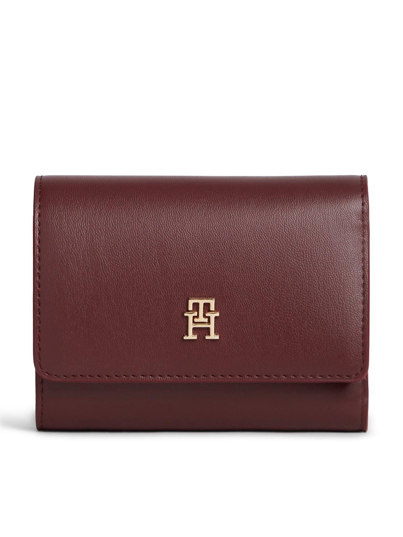 Image 1 of 4 of Tommy Hilfiger Hilfiger Icon Trifold Wallet - Red