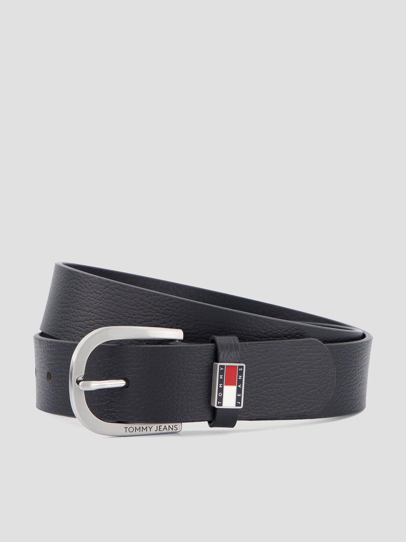 Tommy Hilfiger Men's Ryan 35 Leather Belt - Black