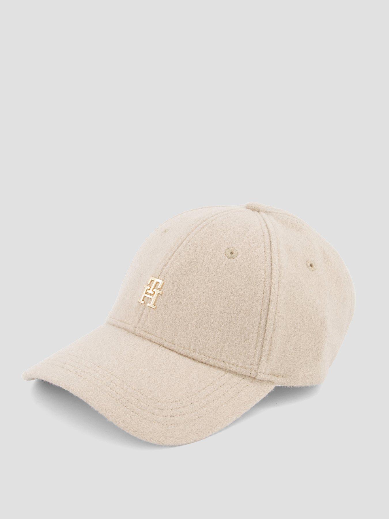 Image 2 of 4 of Tommy Hilfiger Chic Pure Wool Baseball Cap - Beige
