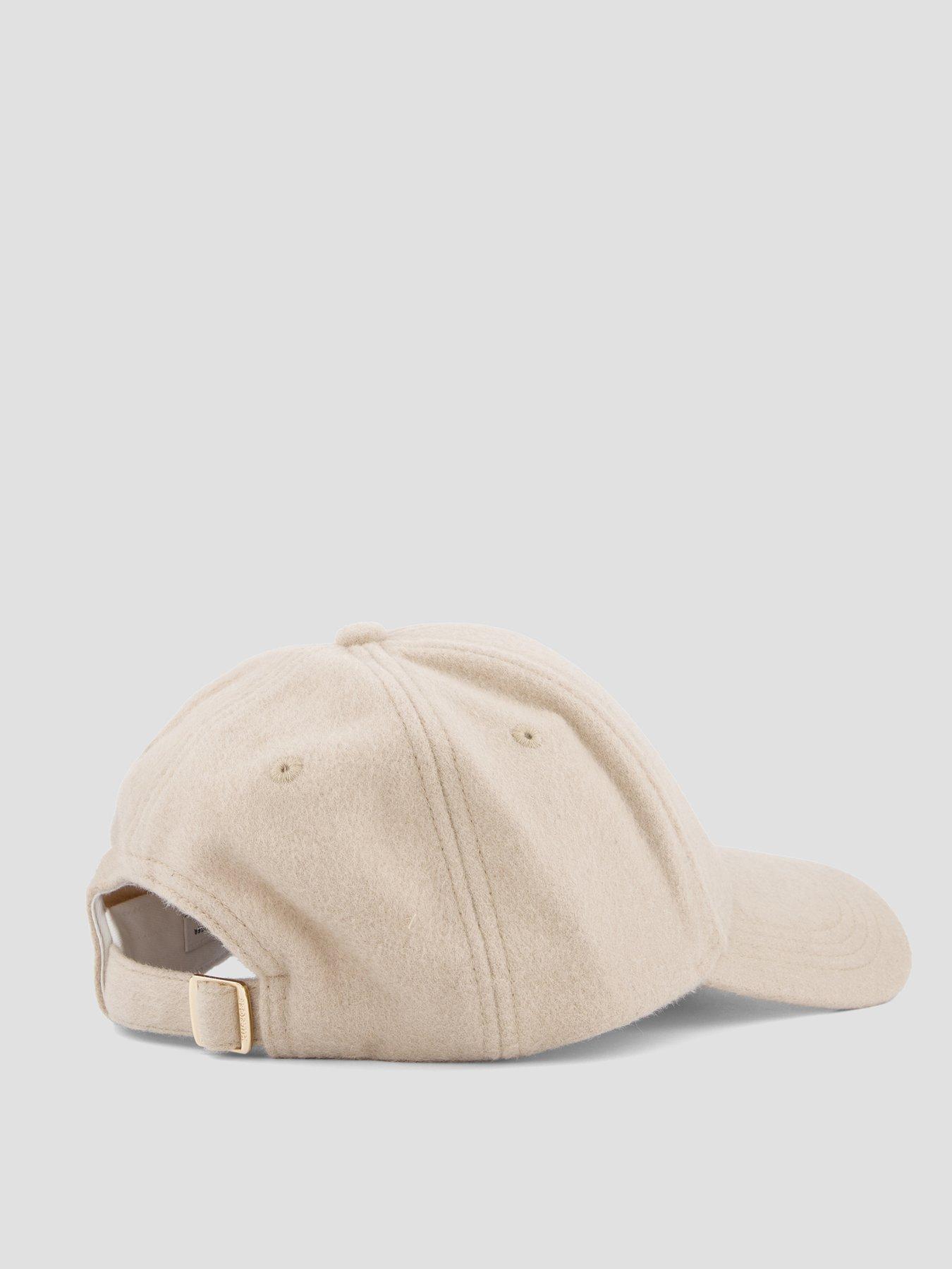 Image 4 of 4 of Tommy Hilfiger Chic Pure Wool Baseball Cap - Beige