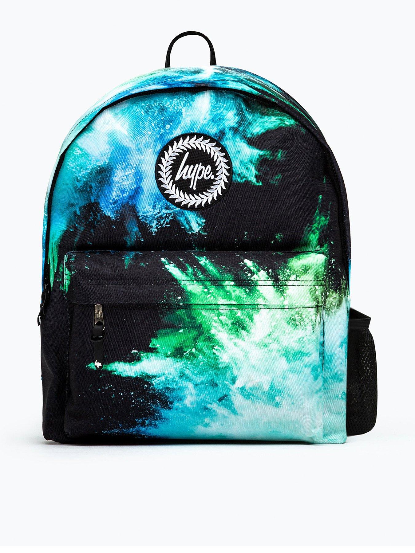 Image 1 of 4 of Hype Kids Chalk Dust Backpack - Black/Blue/Green