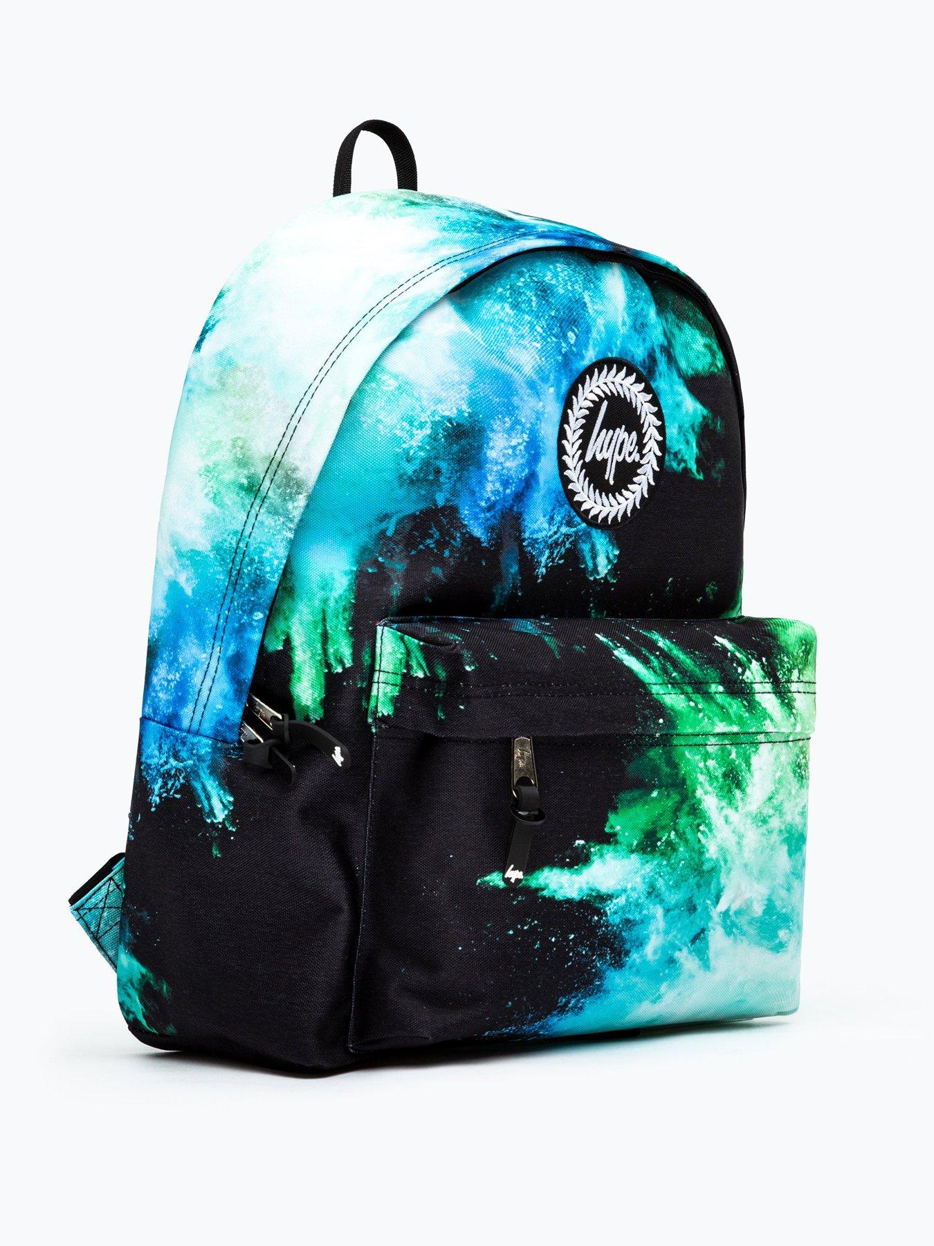 Image 2 of 4 of Hype Kids Chalk Dust Backpack - Black/Blue/Green