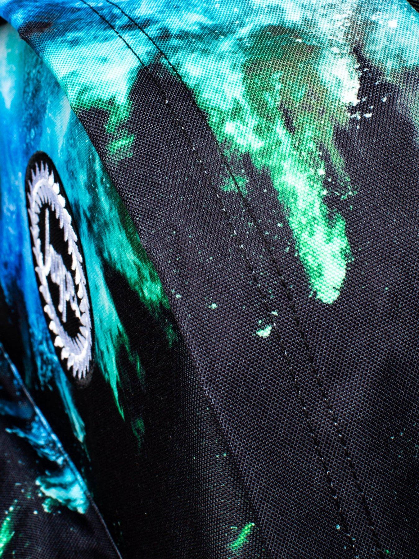 Image 3 of 4 of Hype Kids Chalk Dust Backpack - Black/Blue/Green