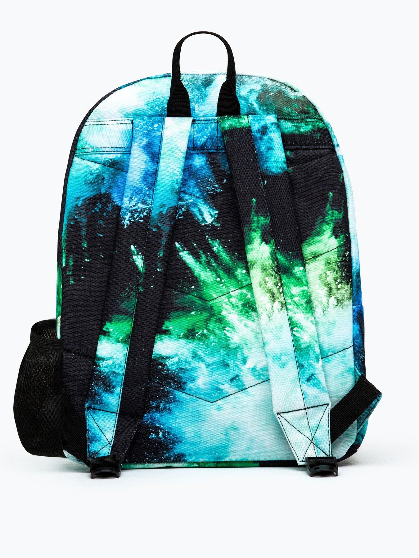 Image 4 of 4 of Hype Kids Chalk Dust Backpack - Black/Blue/Green