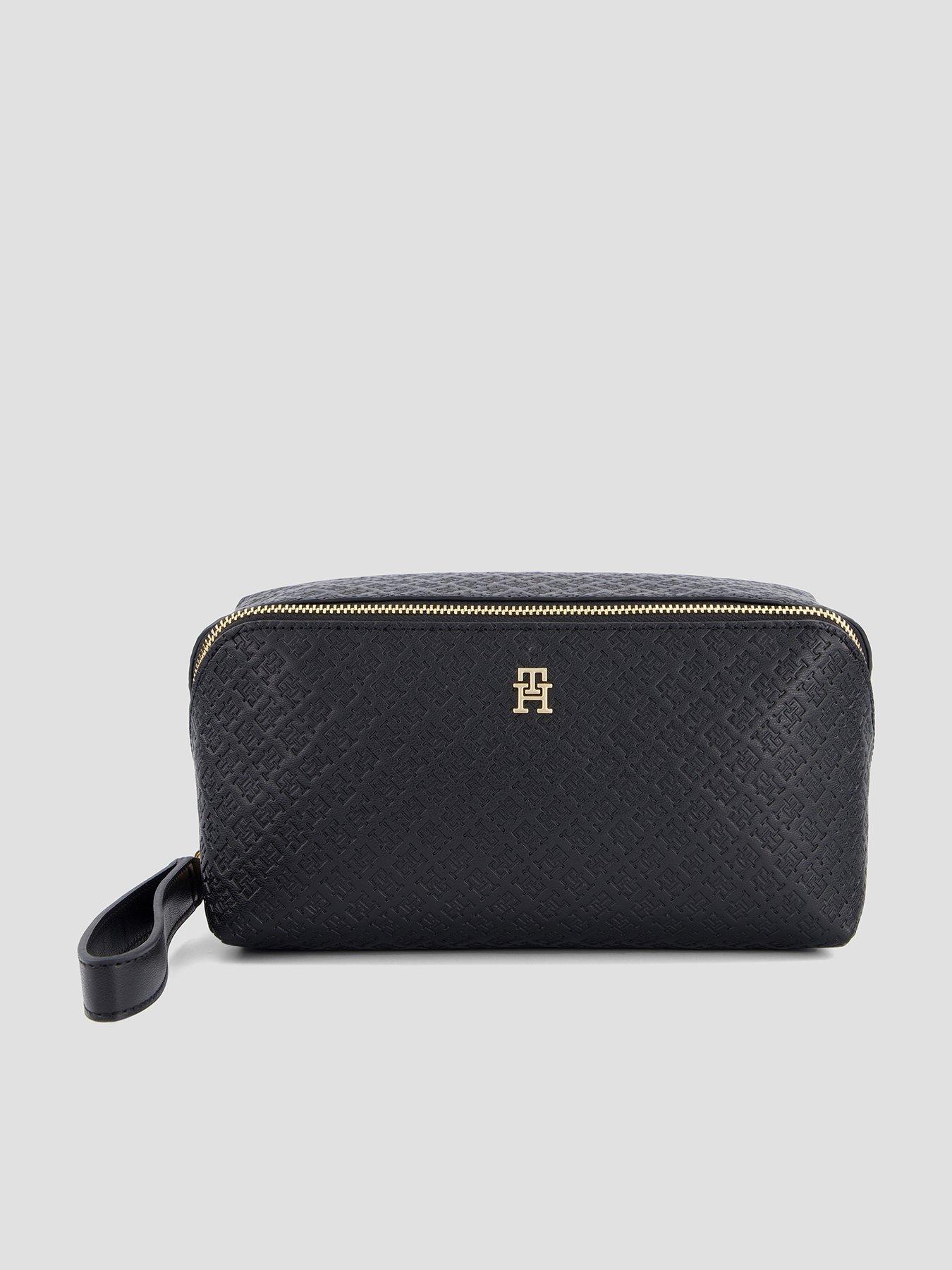 Tommy Hilfiger Hilfiger Icon Debossed Washbag - Black