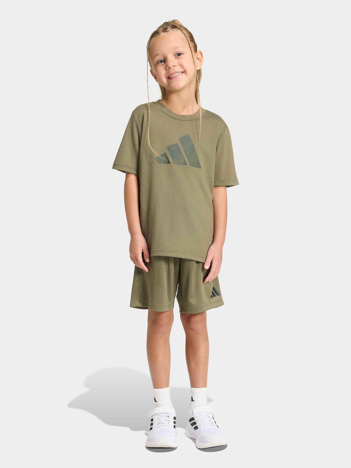 adidas Kids Camo Set - Green