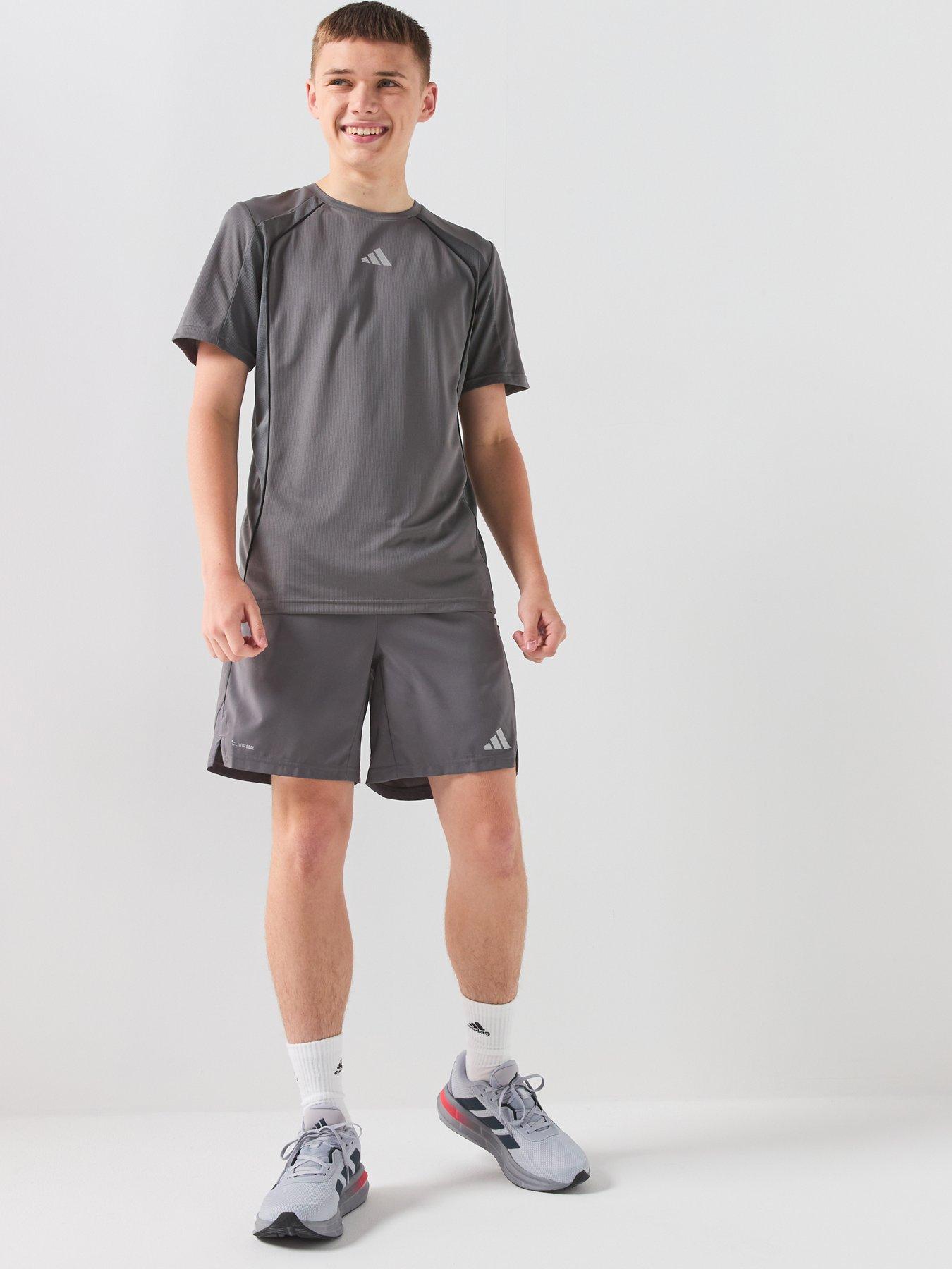 Image 3 of 6 of adidas Junior Boys Tech Apparel T-Shirt - Grey