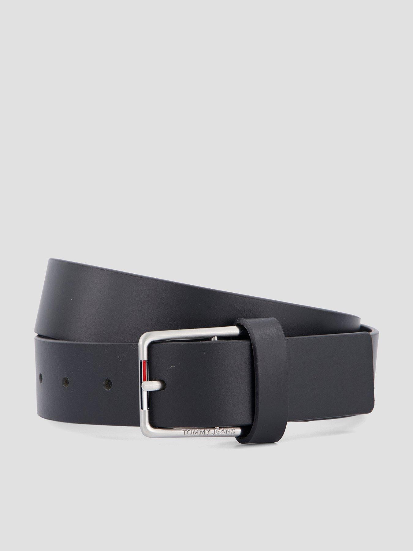 Tommy Hilfiger Austin 35 Leather Belt - Black