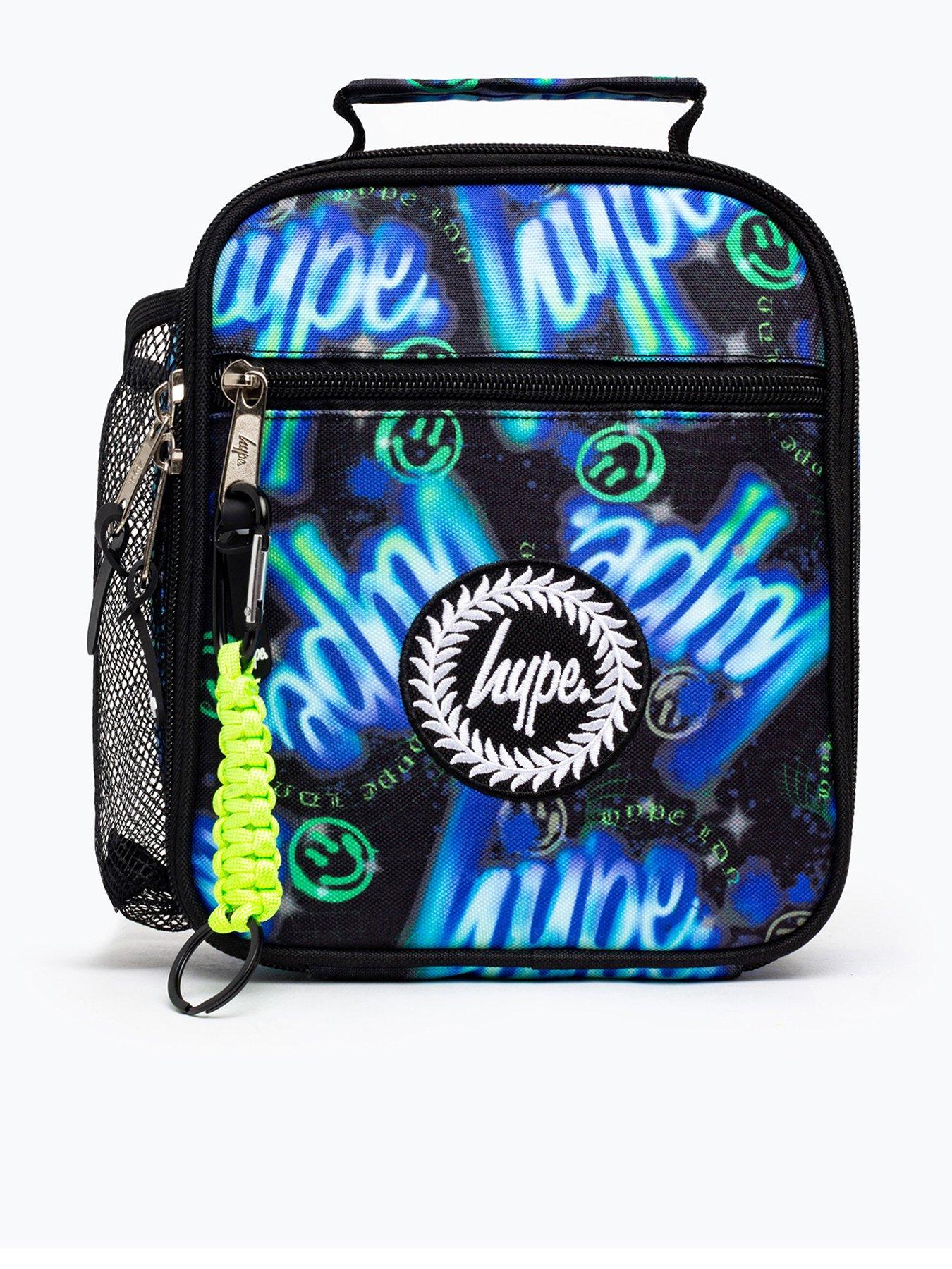 Hype Electric Smile Script Lunch Box - Blue