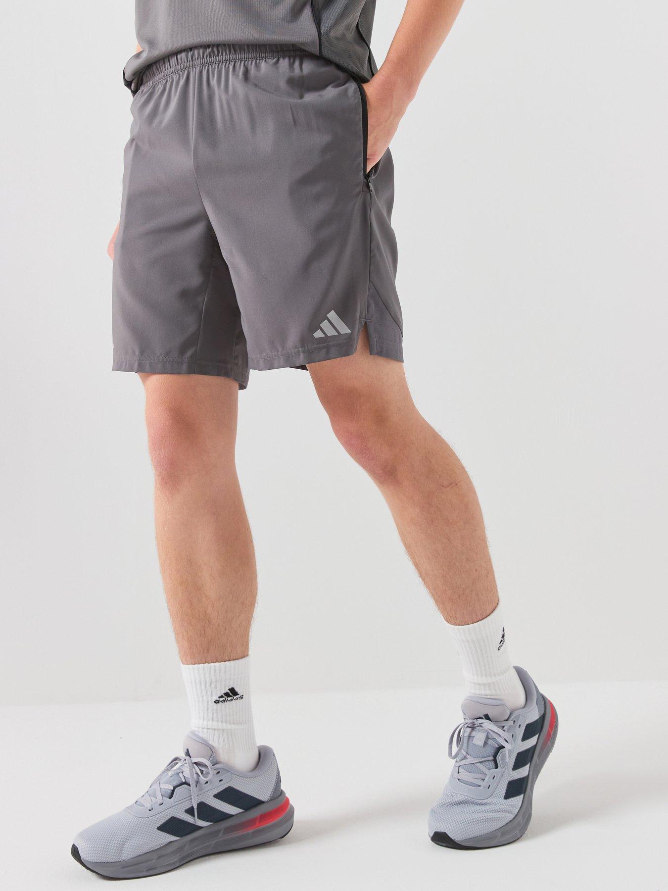 adidas Junior Boys Tech Apparel Shorts - Dark Grey