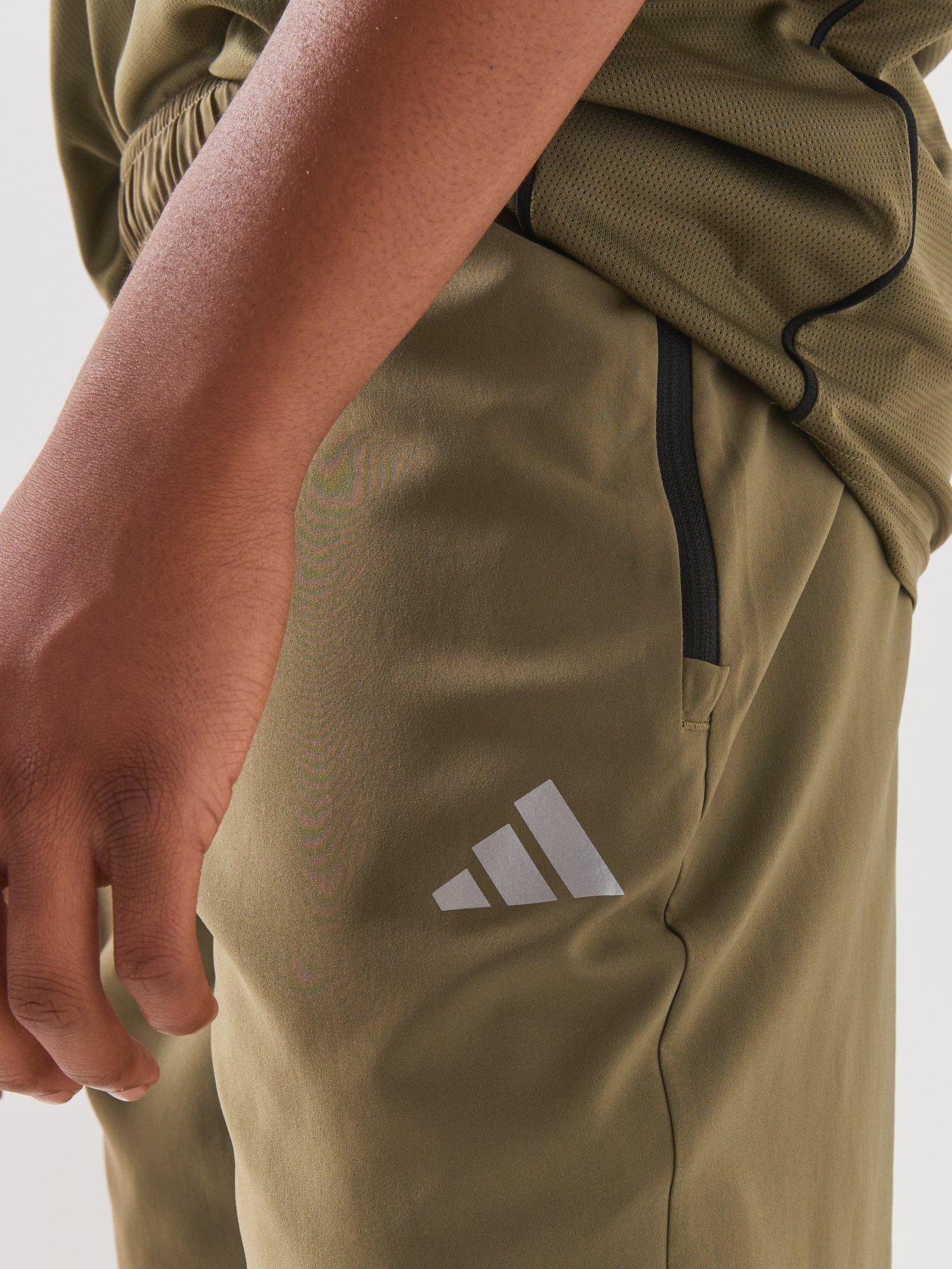 Image 5 of 6 of adidas Junior Boys Tech Apparel Trousers - Green