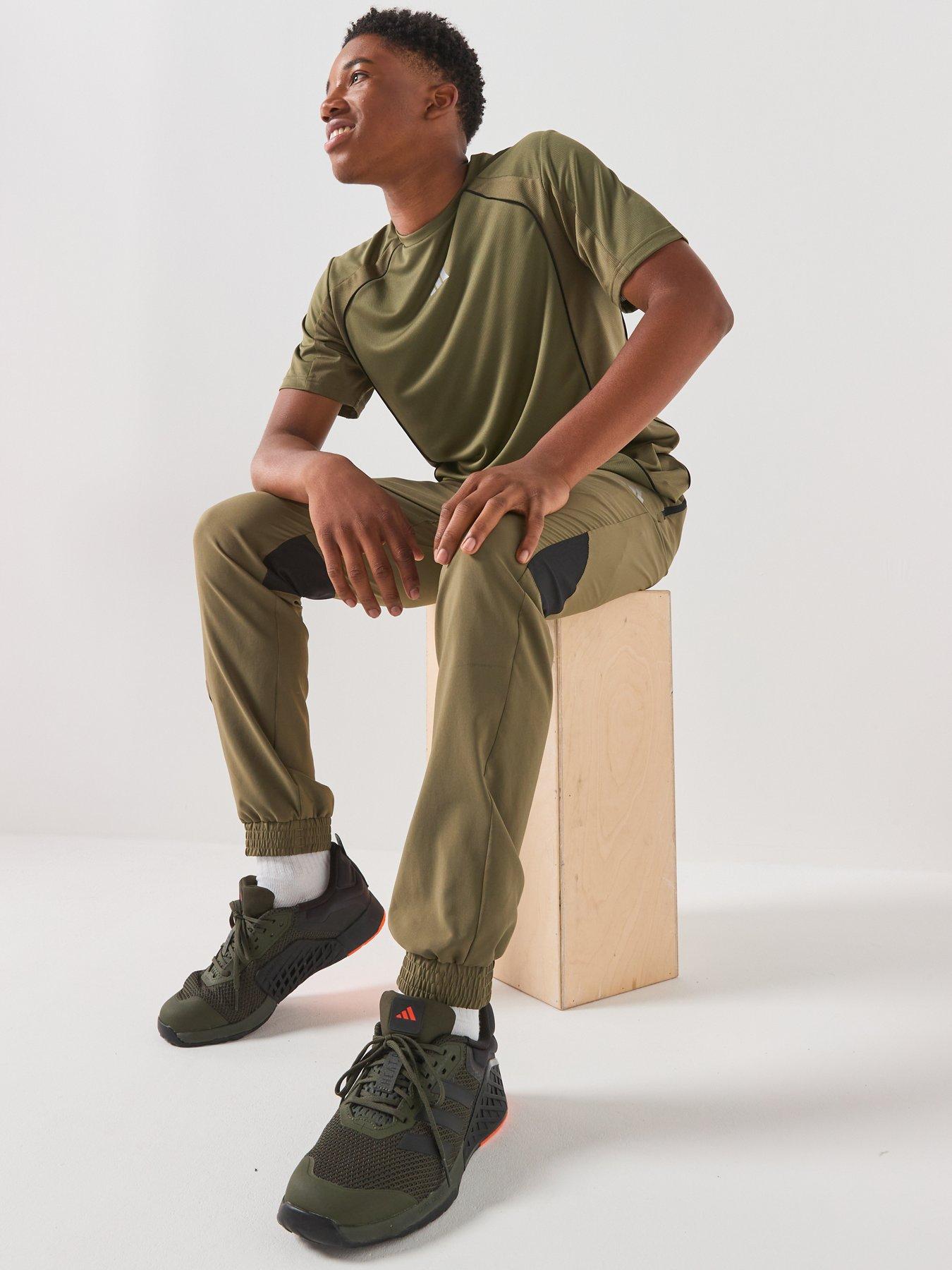 Image 6 of 6 of adidas Junior Boys Tech Apparel Trousers - Green