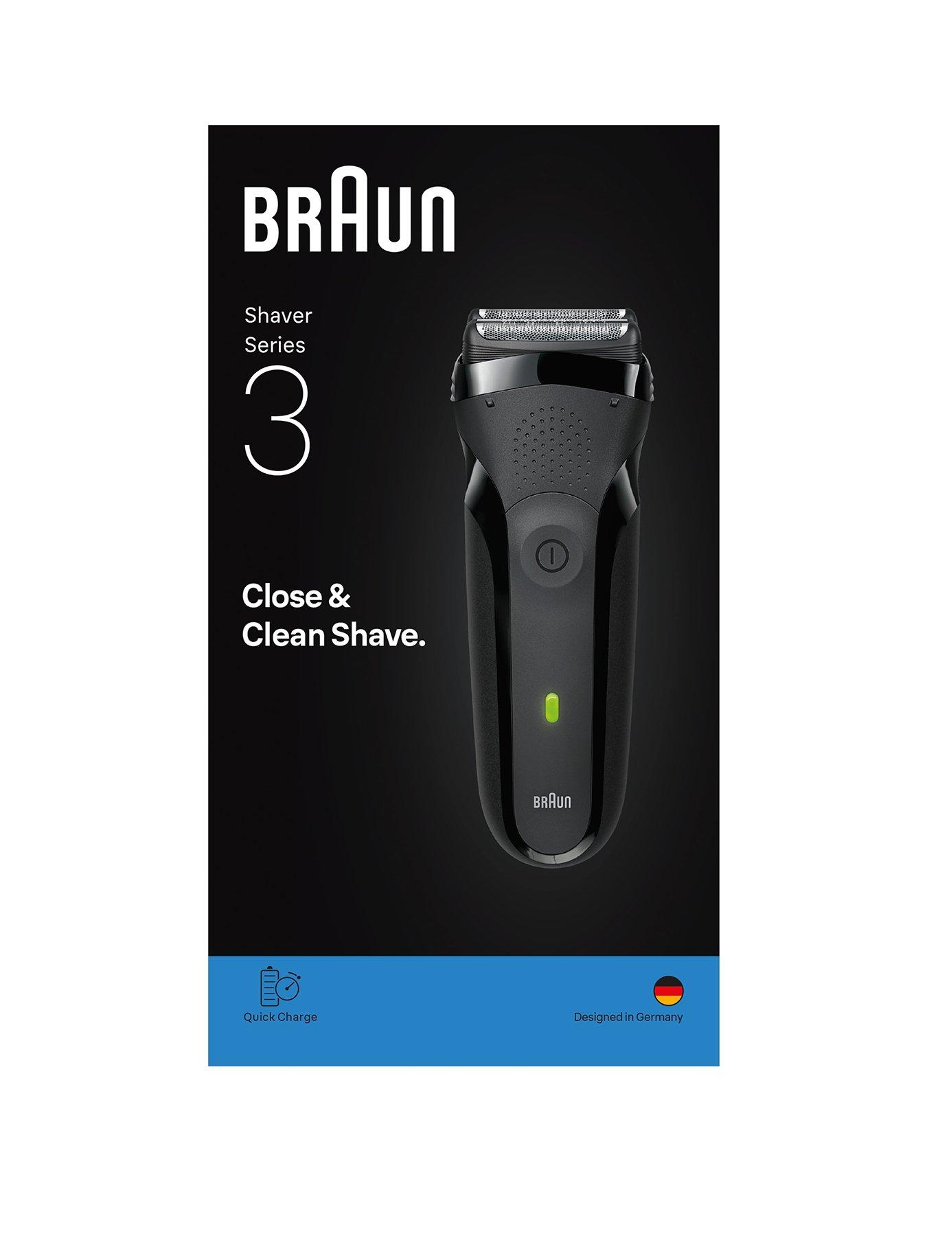 Braun Series 3 300 Electric Shaver – Black
