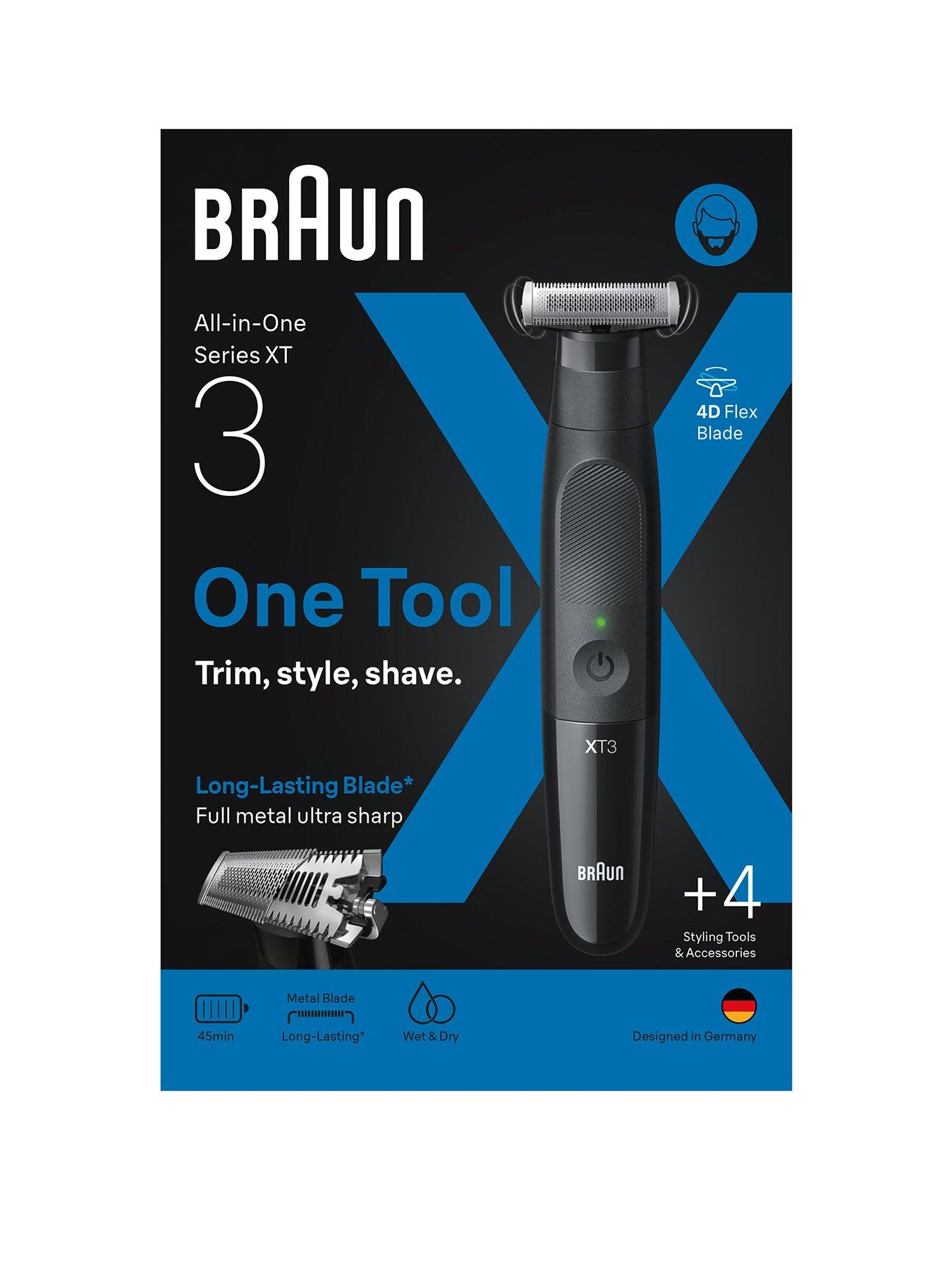 Braun Series X Beard Trimmer for Facial Hair Removal XT3100