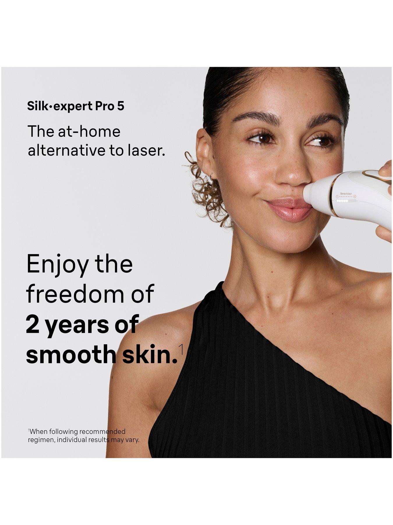Image 2 of 7 of Braun IPL Silk-expert Pro 5, At Home Hair Removal, 2 Attachment Heads, PL5221