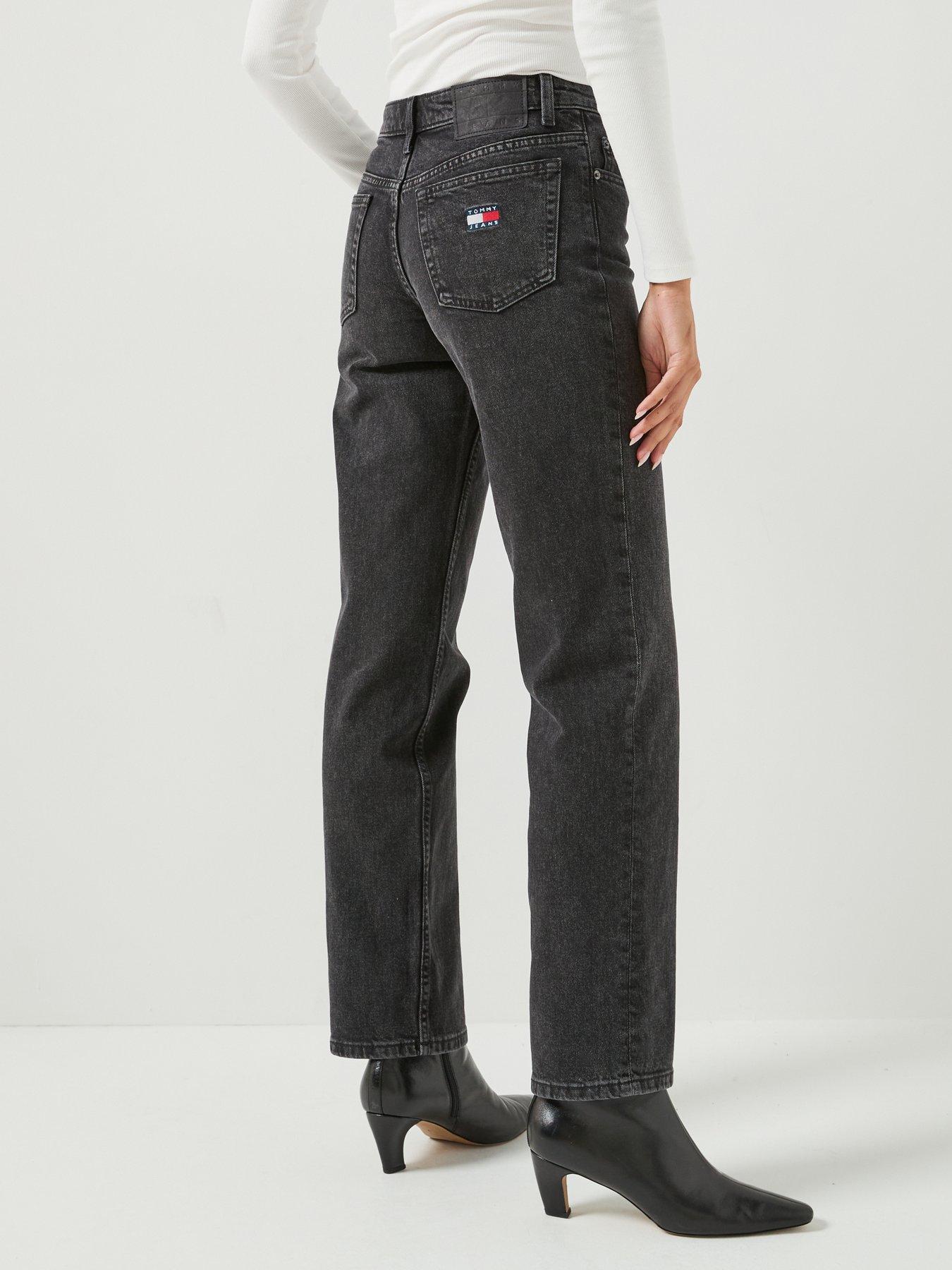 Image 2 of 5 of Tommy Jeans Sophie Low Rise Straight Jeans - Black