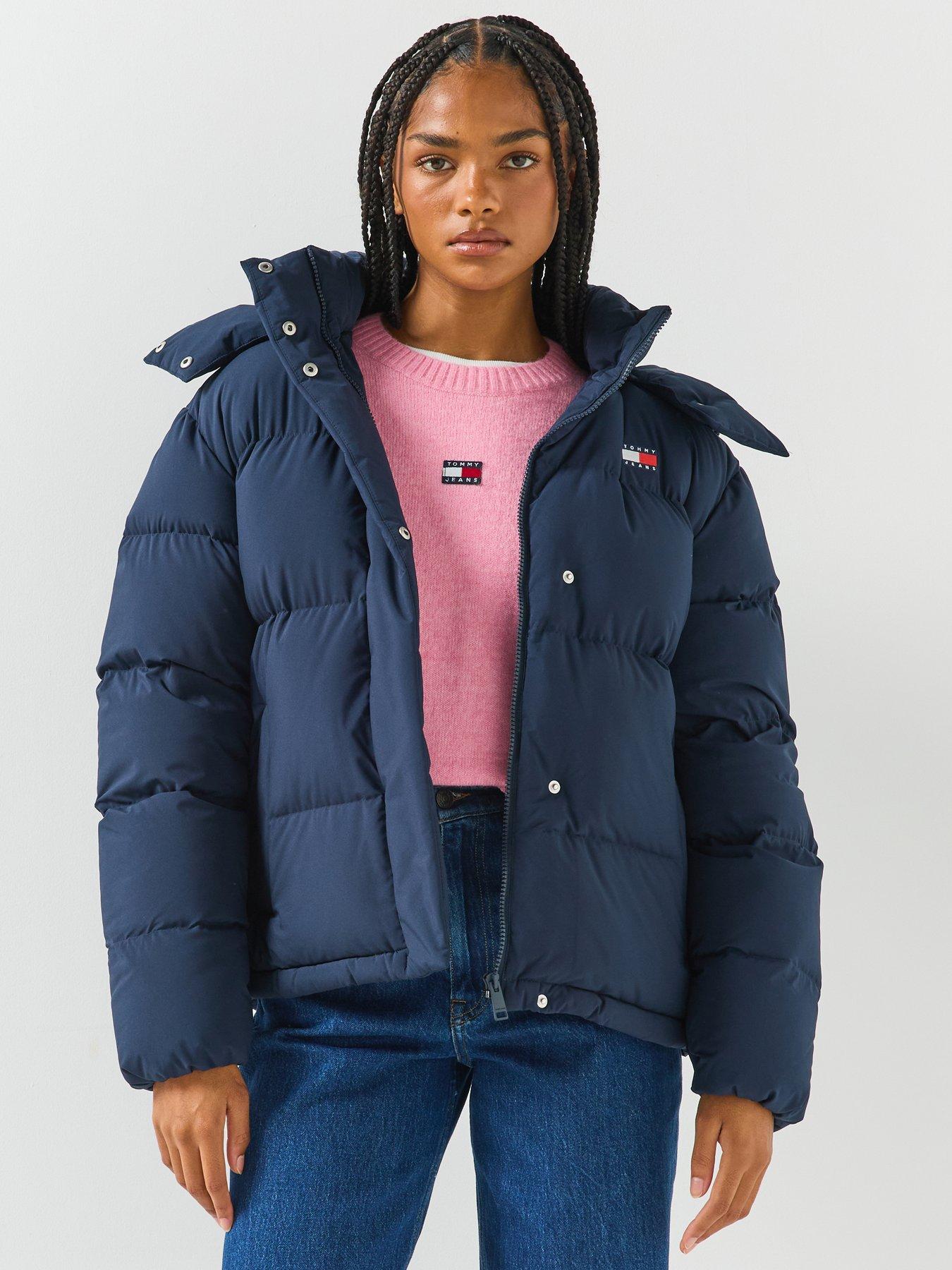 Image 1 of 6 of Tommy Jeans Women's Alaska Puffer Jacket - Blue