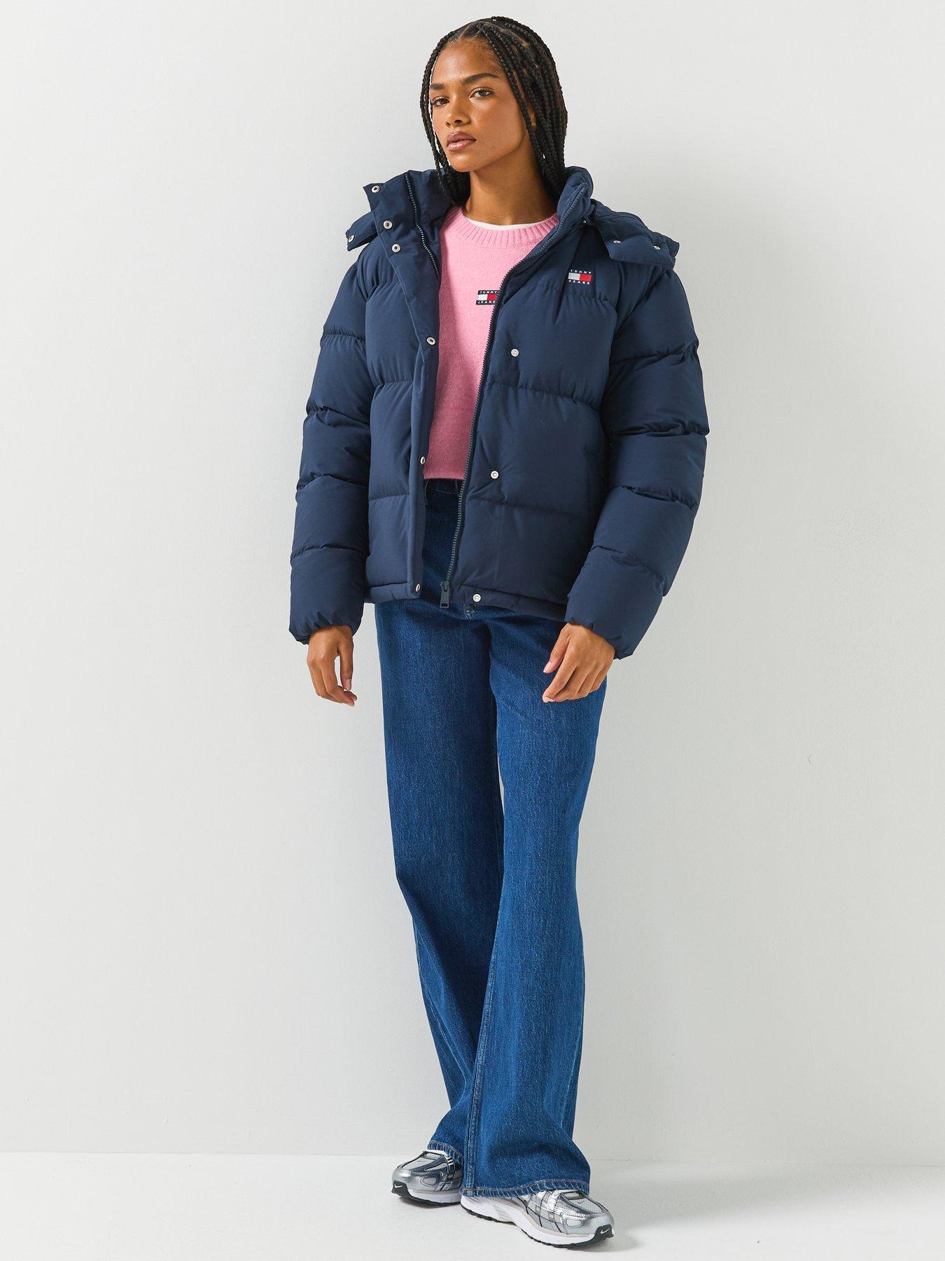 Image 3 of 6 of Tommy Jeans Women's Alaska Puffer Jacket - Blue
