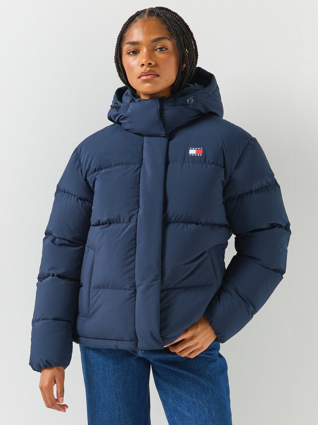 Image 4 of 6 of Tommy Jeans Women's Alaska Puffer Jacket - Blue