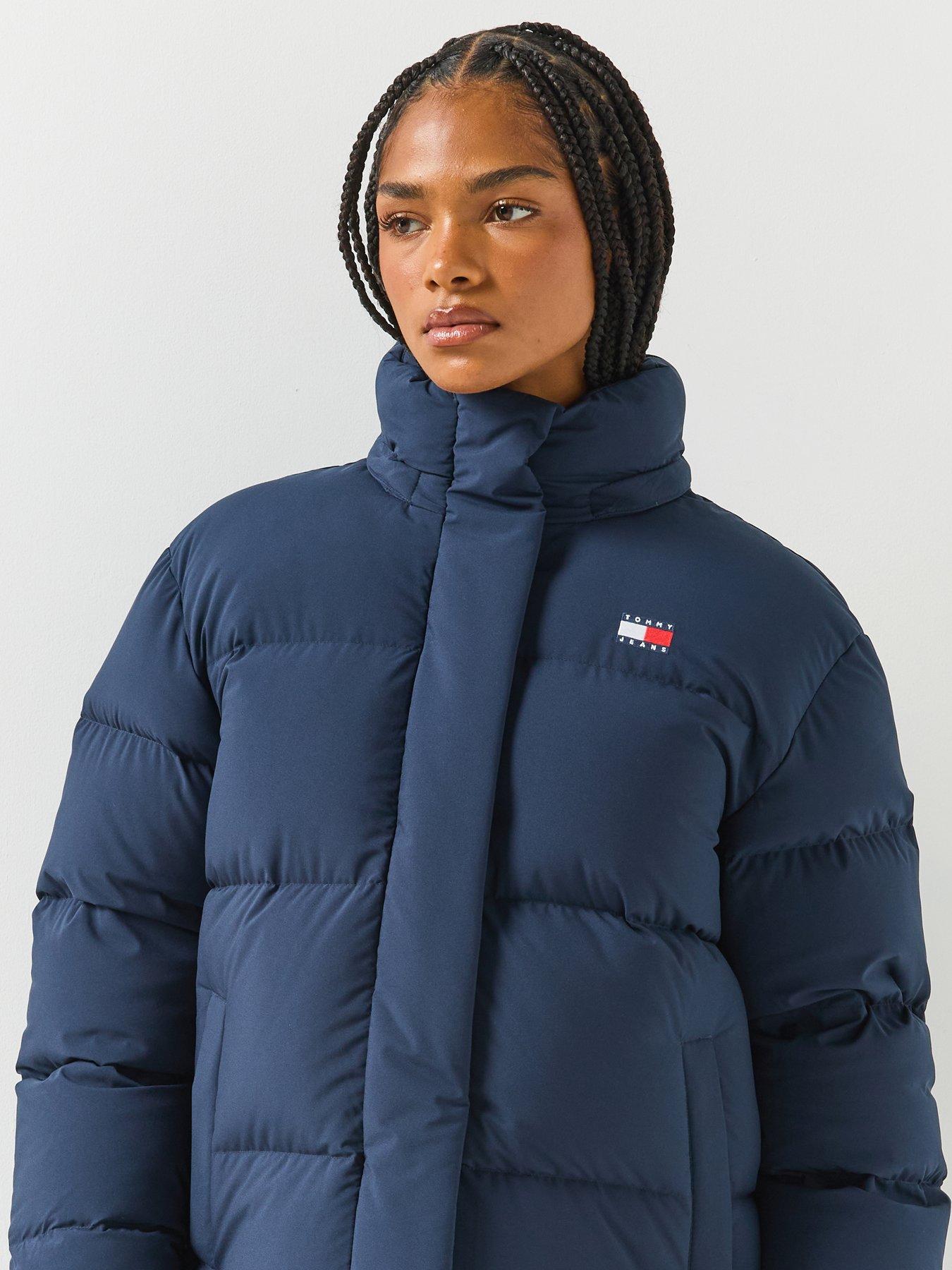 Image 5 of 6 of Tommy Jeans Women's Alaska Puffer Jacket - Blue