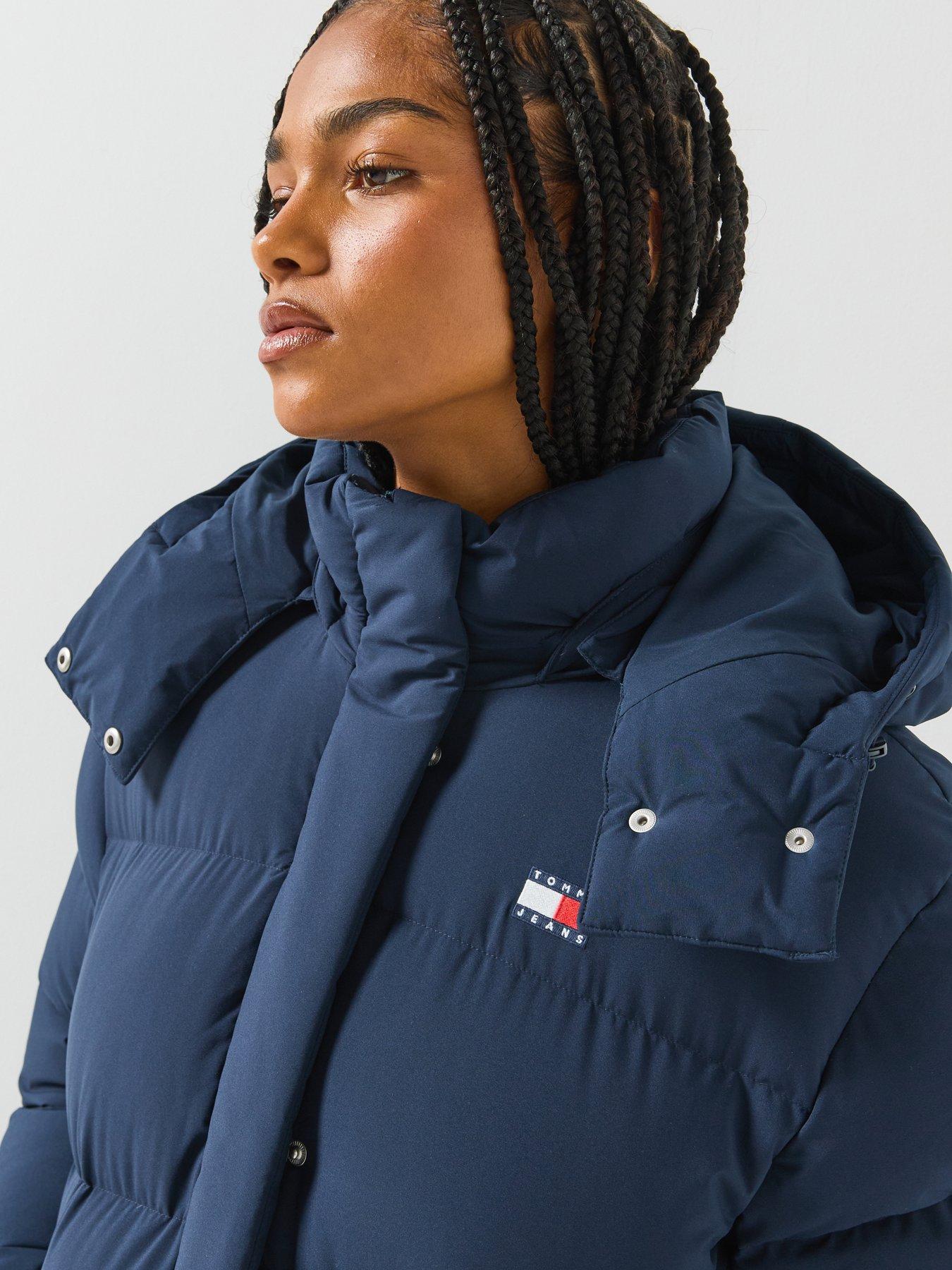 Image 6 of 6 of Tommy Jeans Women's Alaska Puffer Jacket - Blue