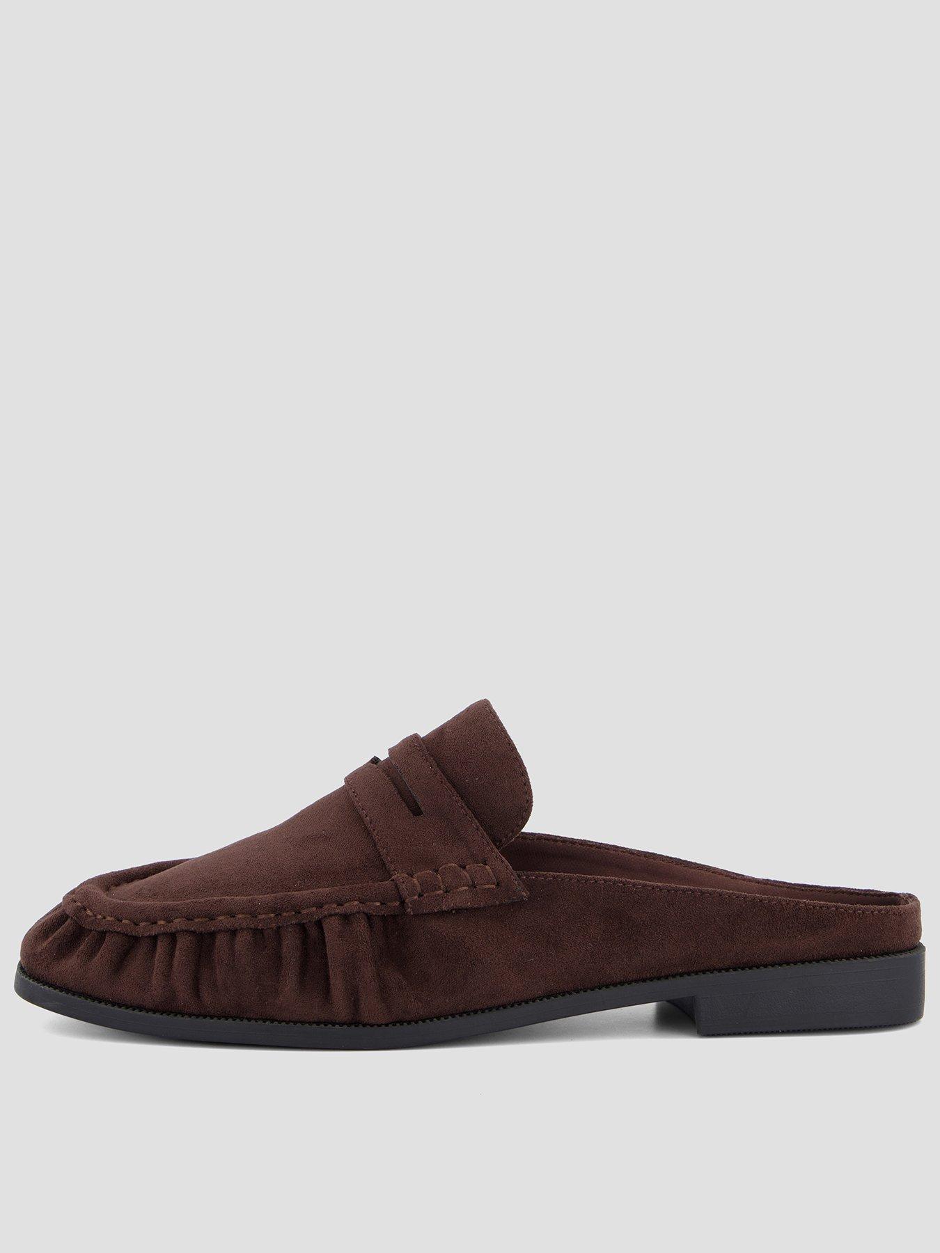 Image 1 of 7 of The Very Collection Mule Loafer - Brown