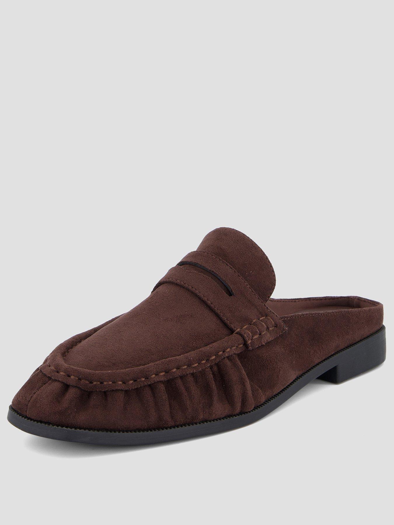 Image 2 of 7 of The Very Collection Mule Loafer - Brown