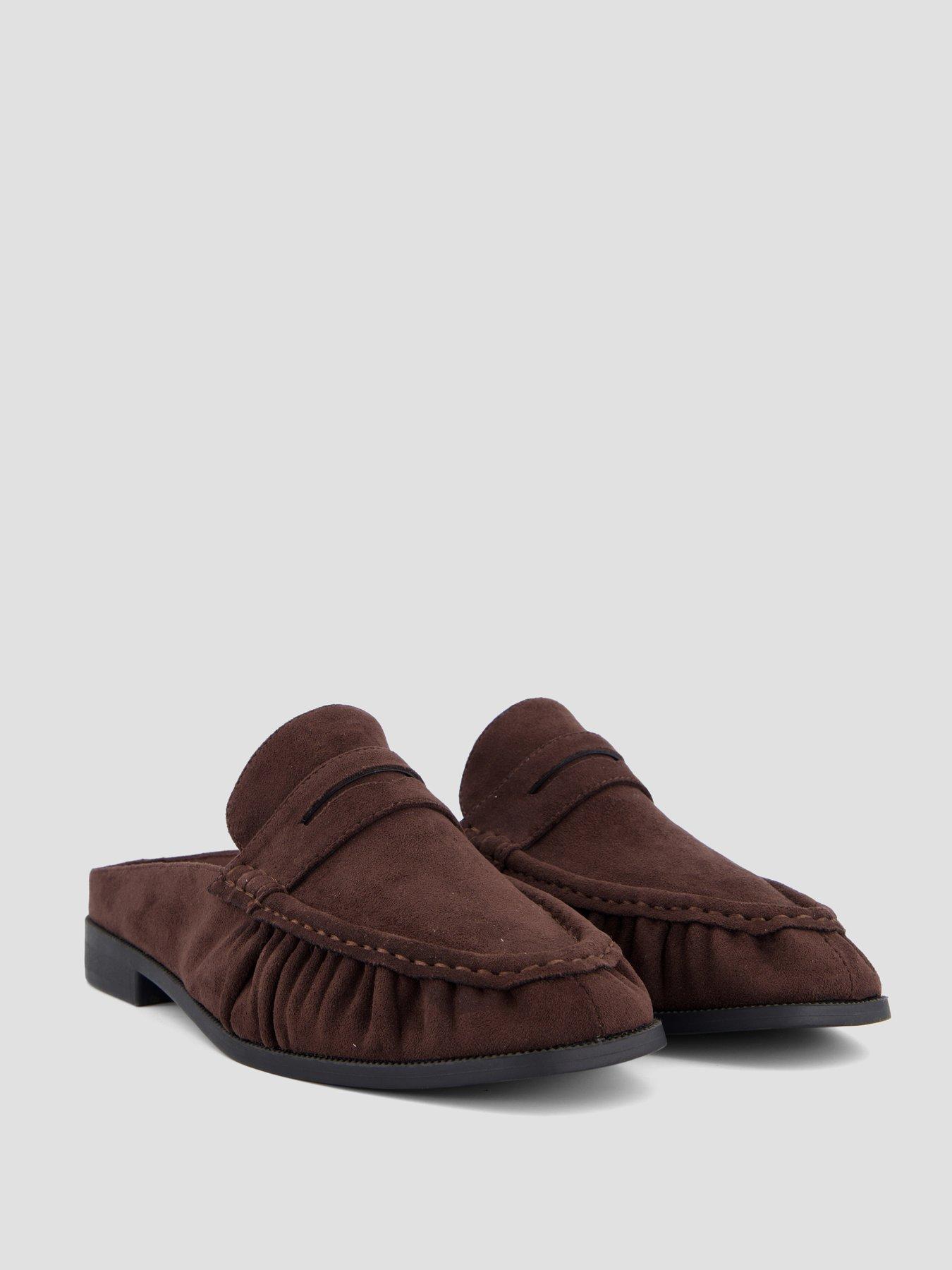 Image 6 of 7 of The Very Collection Mule Loafer - Brown