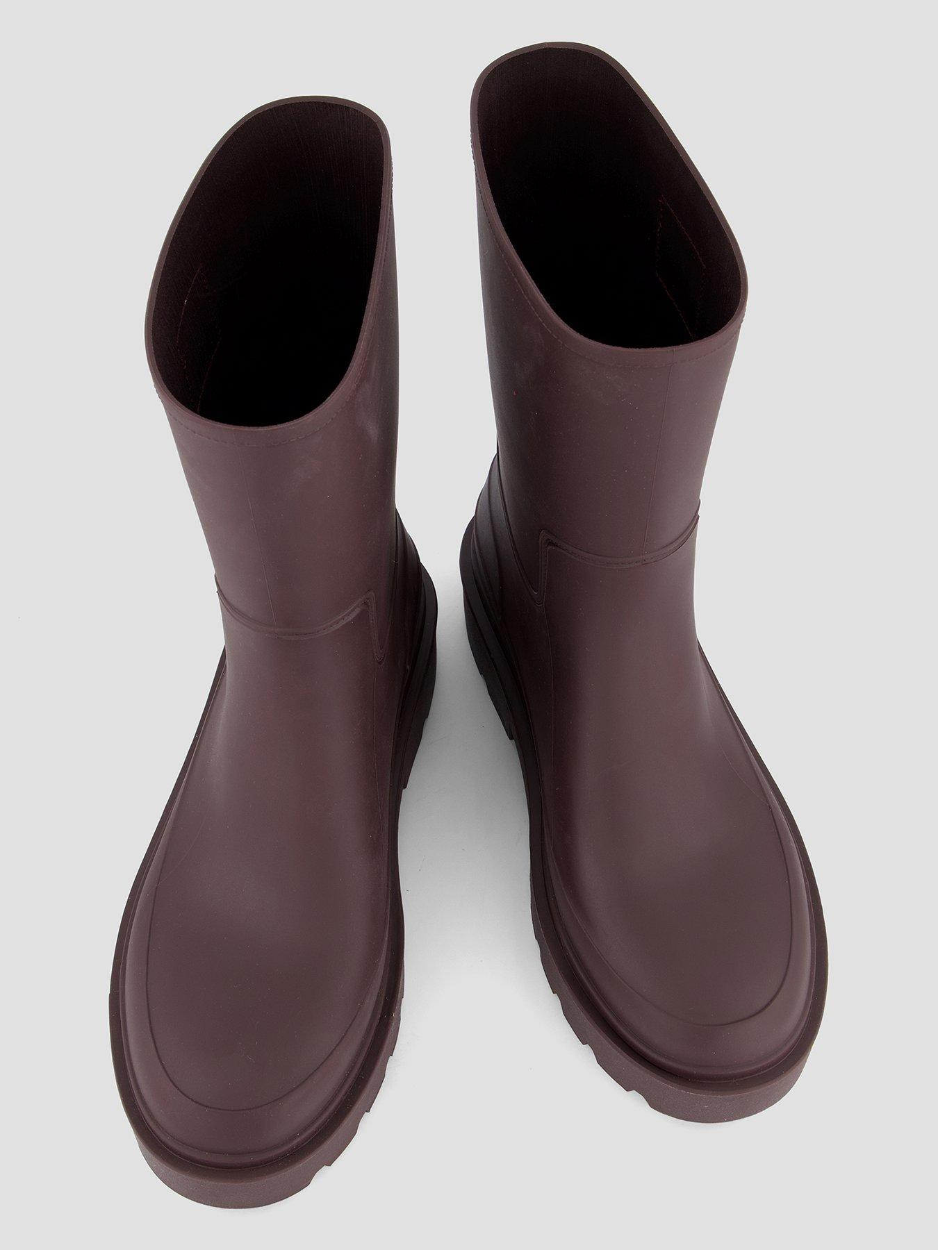 Image 3 of 7 of Calvin Klein Rubber Wellington Boot - Brown