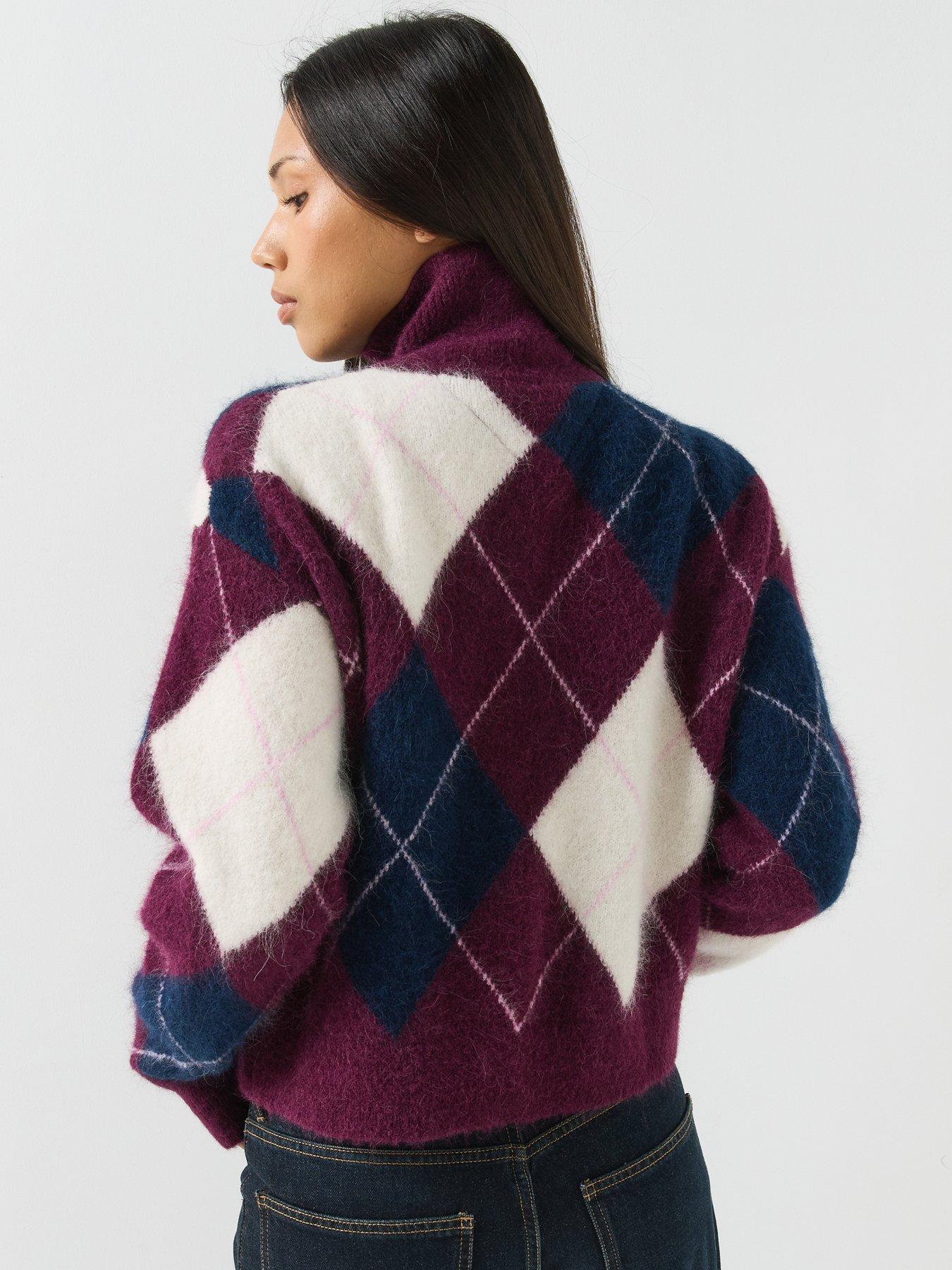 Image 2 of 5 of Tommy Jeans Tjw Fluffy Quarter Zip Sweater