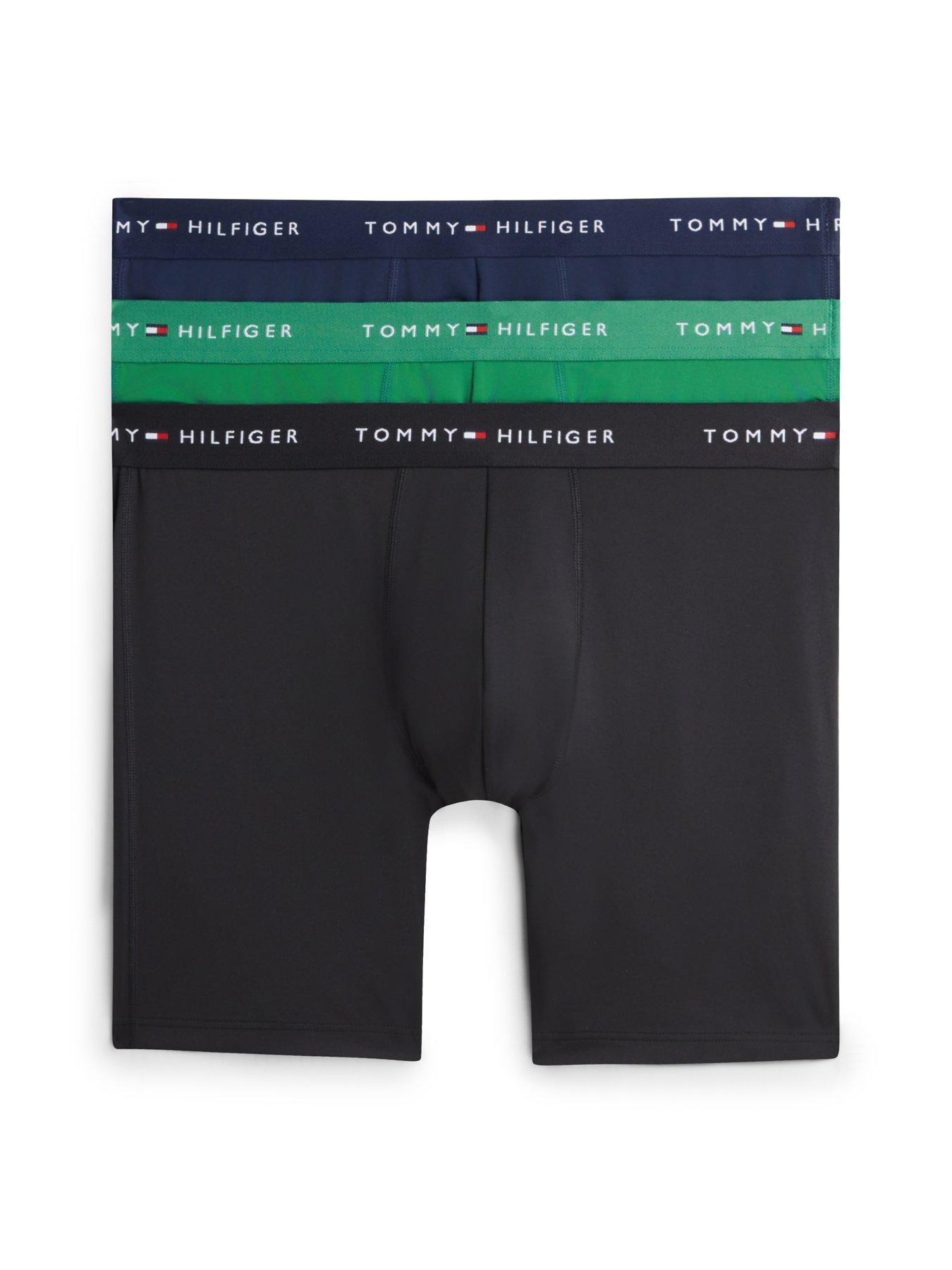Image 1 of 5 of Tommy Hilfiger Long 3 Pack Boxer Brief - Multi