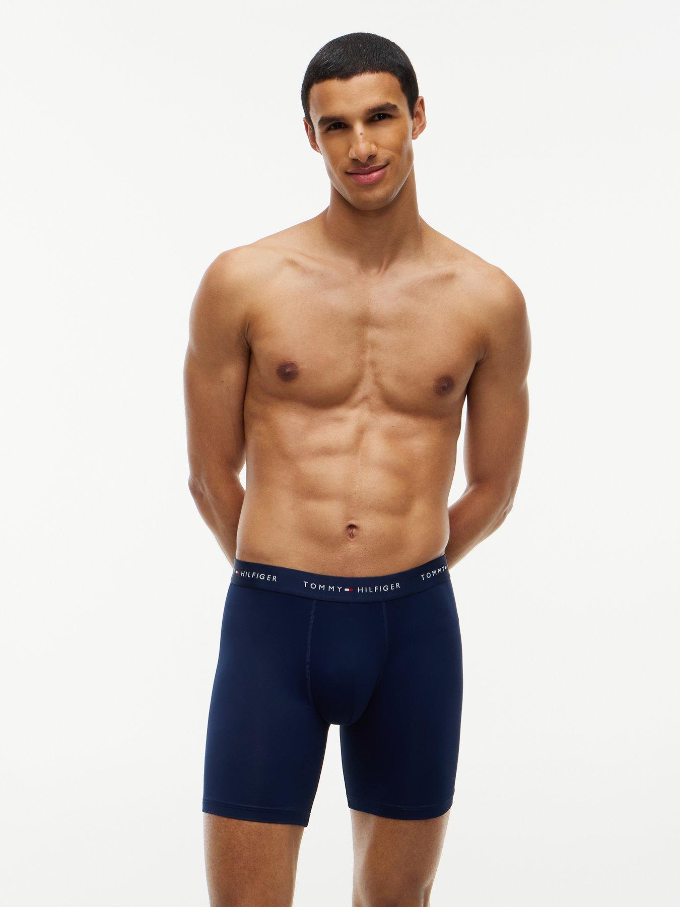 Image 2 of 5 of Tommy Hilfiger Long 3 Pack Boxer Brief - Multi