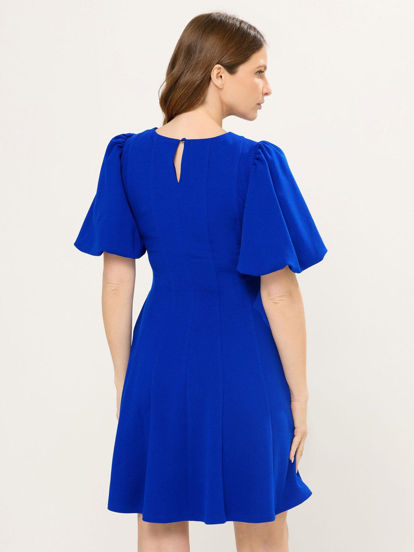 Image 2 of 6 of Star by Julien Macdonald Panelled Fit &amp; Flare Dress
