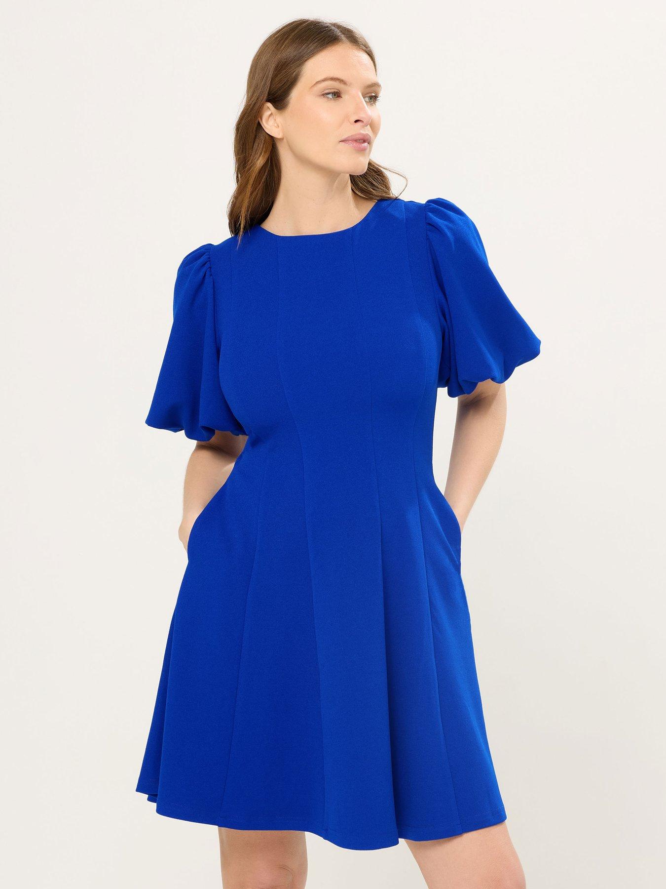 Image 4 of 6 of Star by Julien Macdonald Panelled Fit &amp; Flare Dress