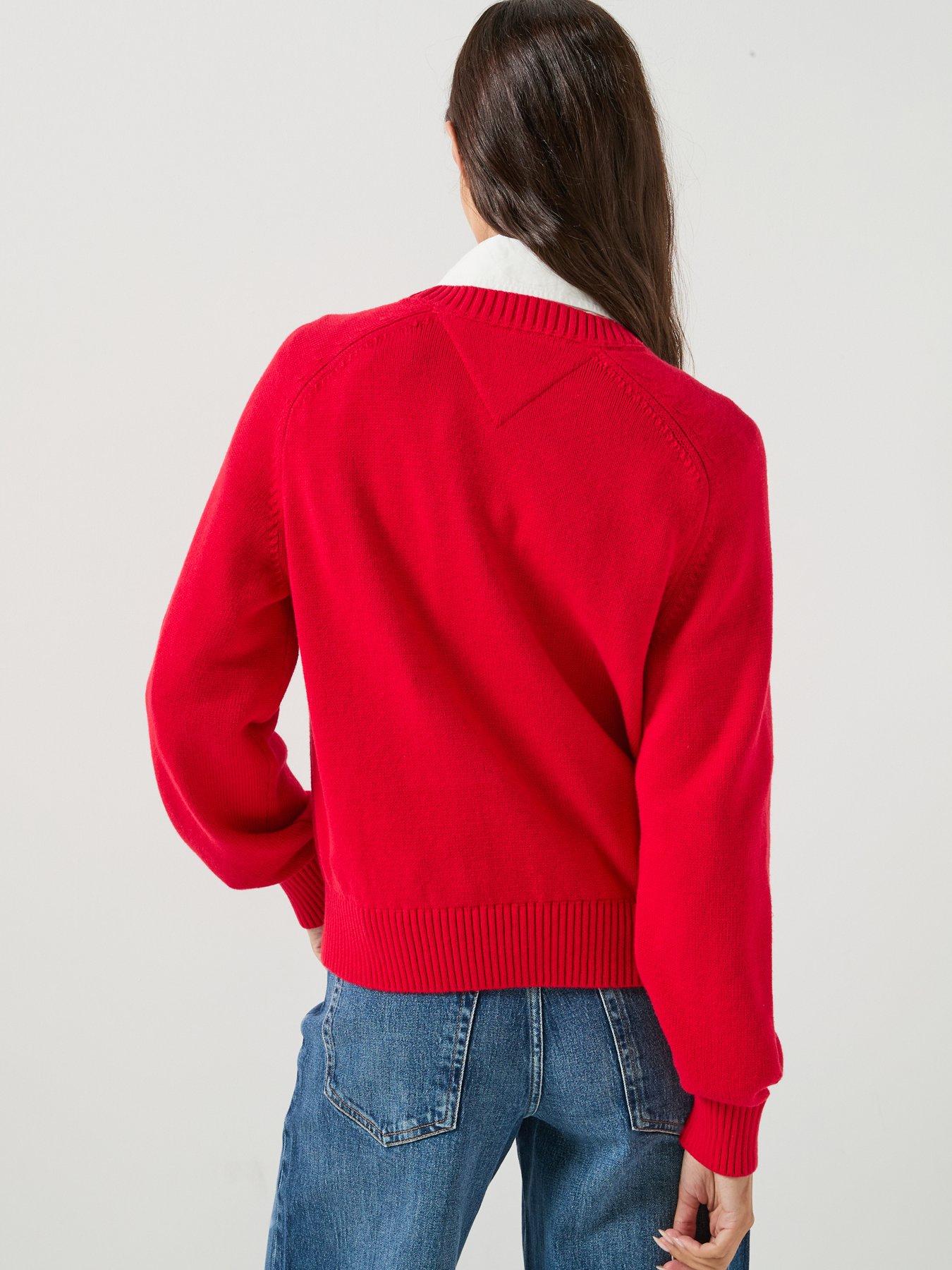 Image 2 of 6 of Tommy Jeans Tjw Flag Sweater Ext