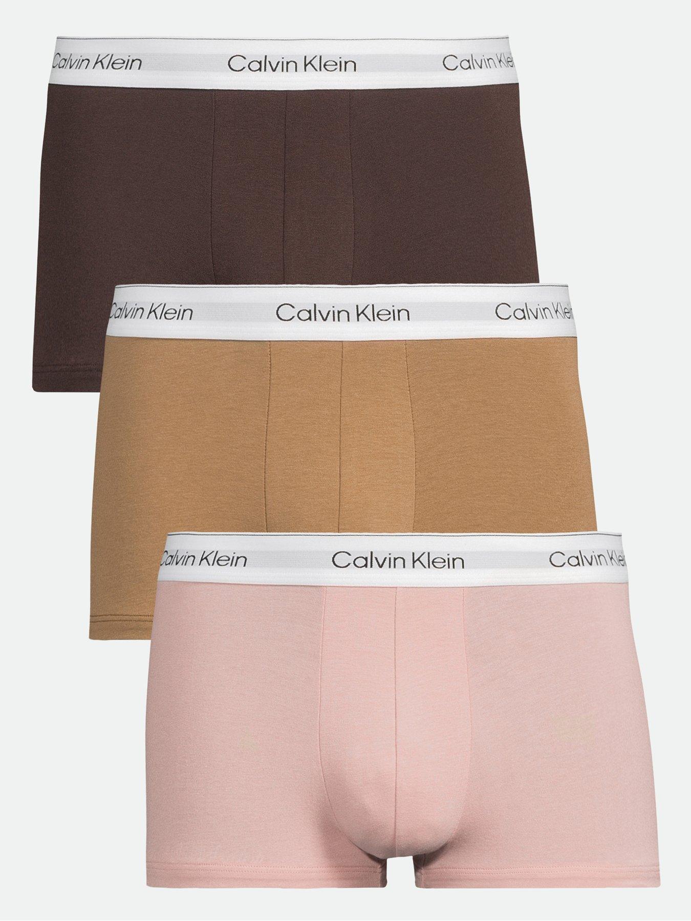 Calvin Klein 3 Pack Low Rise Trunks - Assorted