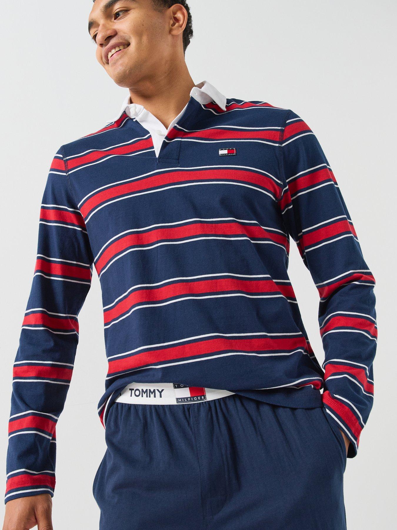 Image 5 of 6 of Tommy Hilfiger Tommy Hilfiger Tailored Loungewear Trousers - Blue