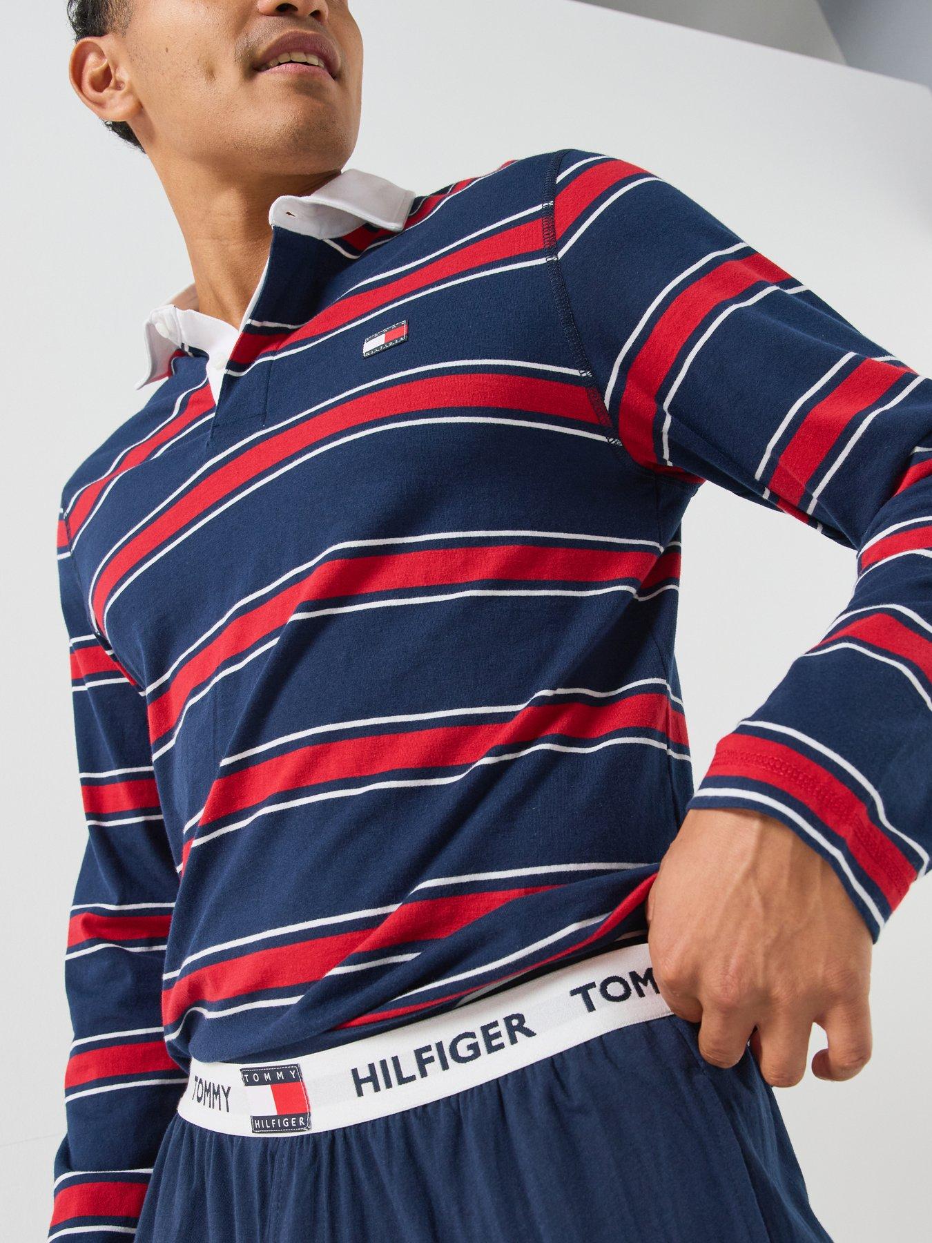 Image 6 of 6 of Tommy Hilfiger Tommy Hilfiger Tailored Loungewear Trousers - Blue