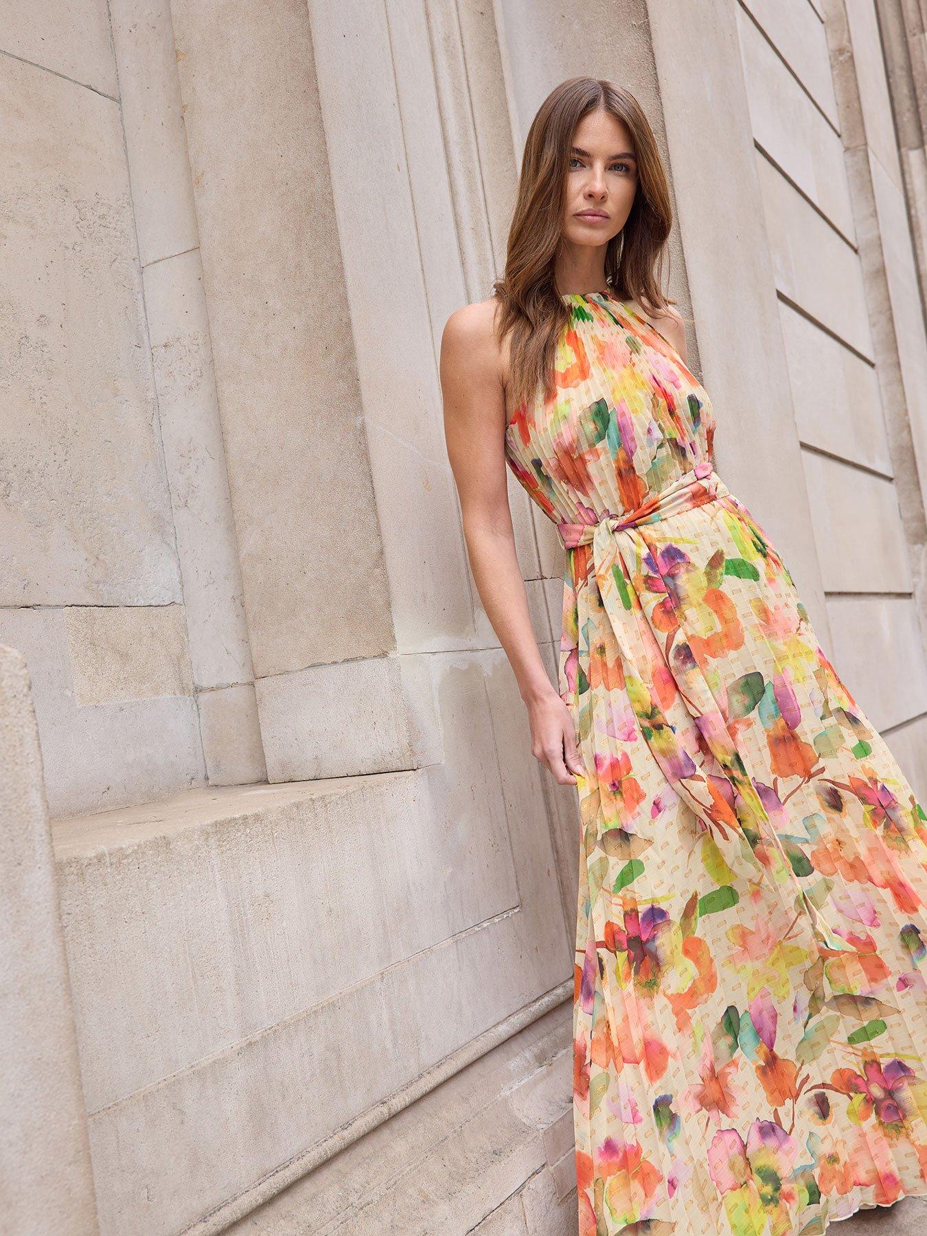 Star By Julien Macdonald Pleated Halter Dress