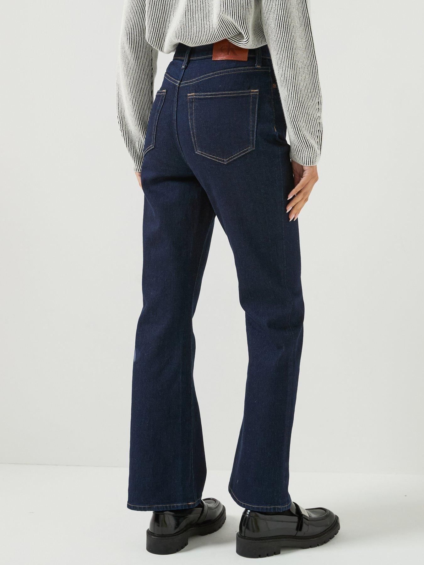 Image 2 of 5 of Calvin Klein Jeans Jeans High Rise Bootcut Jeans - Black