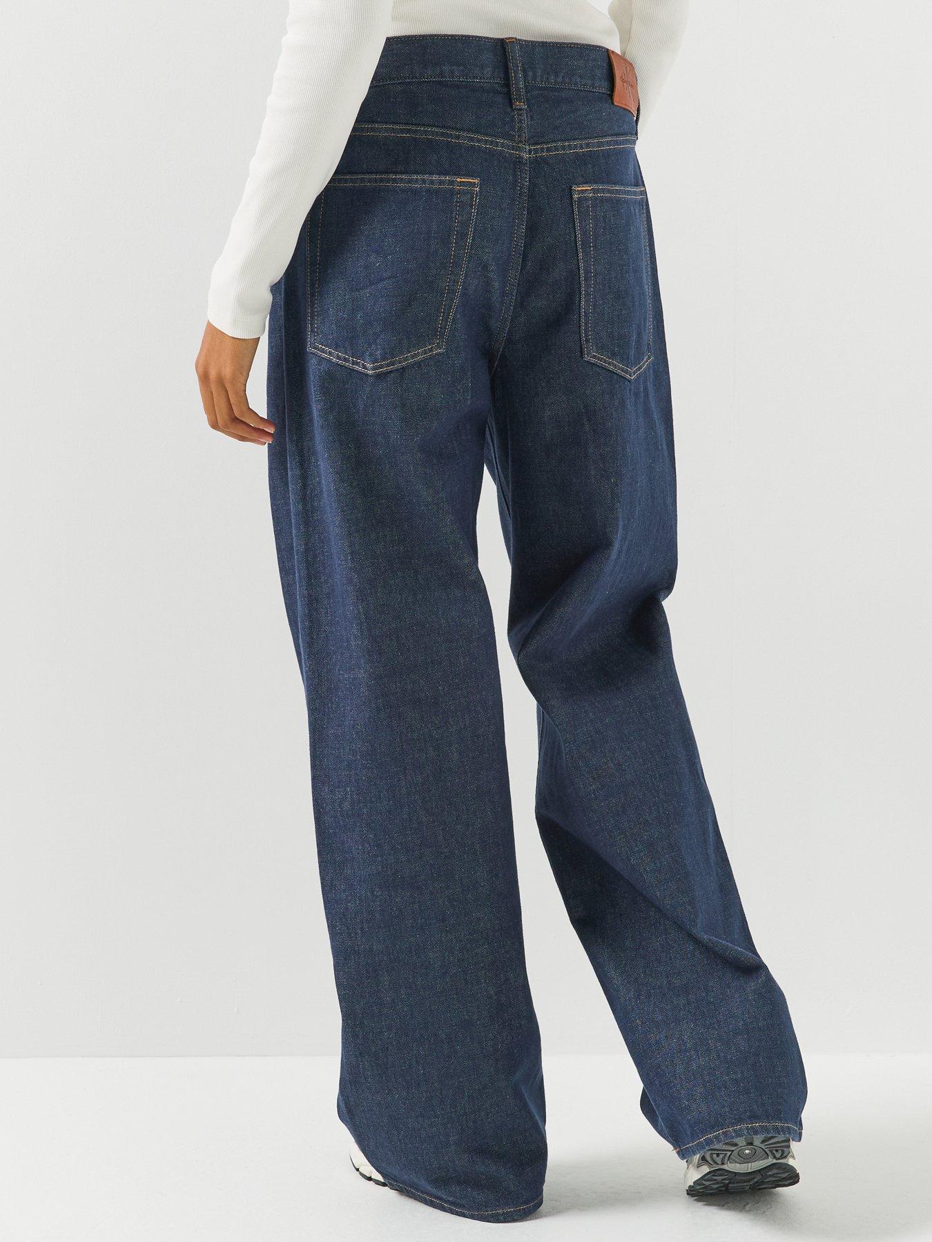 Image 2 of 7 of Calvin Klein Jeans Jeans Low Rise Baggy Jeans - Forever Blue