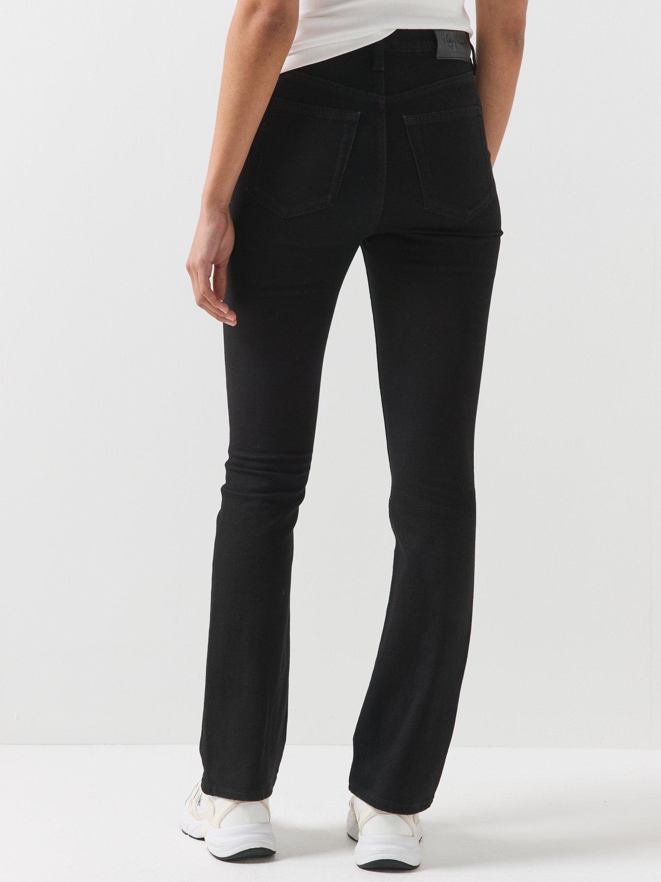 Image 2 of 6 of Calvin Klein Jeans Skinny Bootcut Fit Jeans - Ck Classic Black