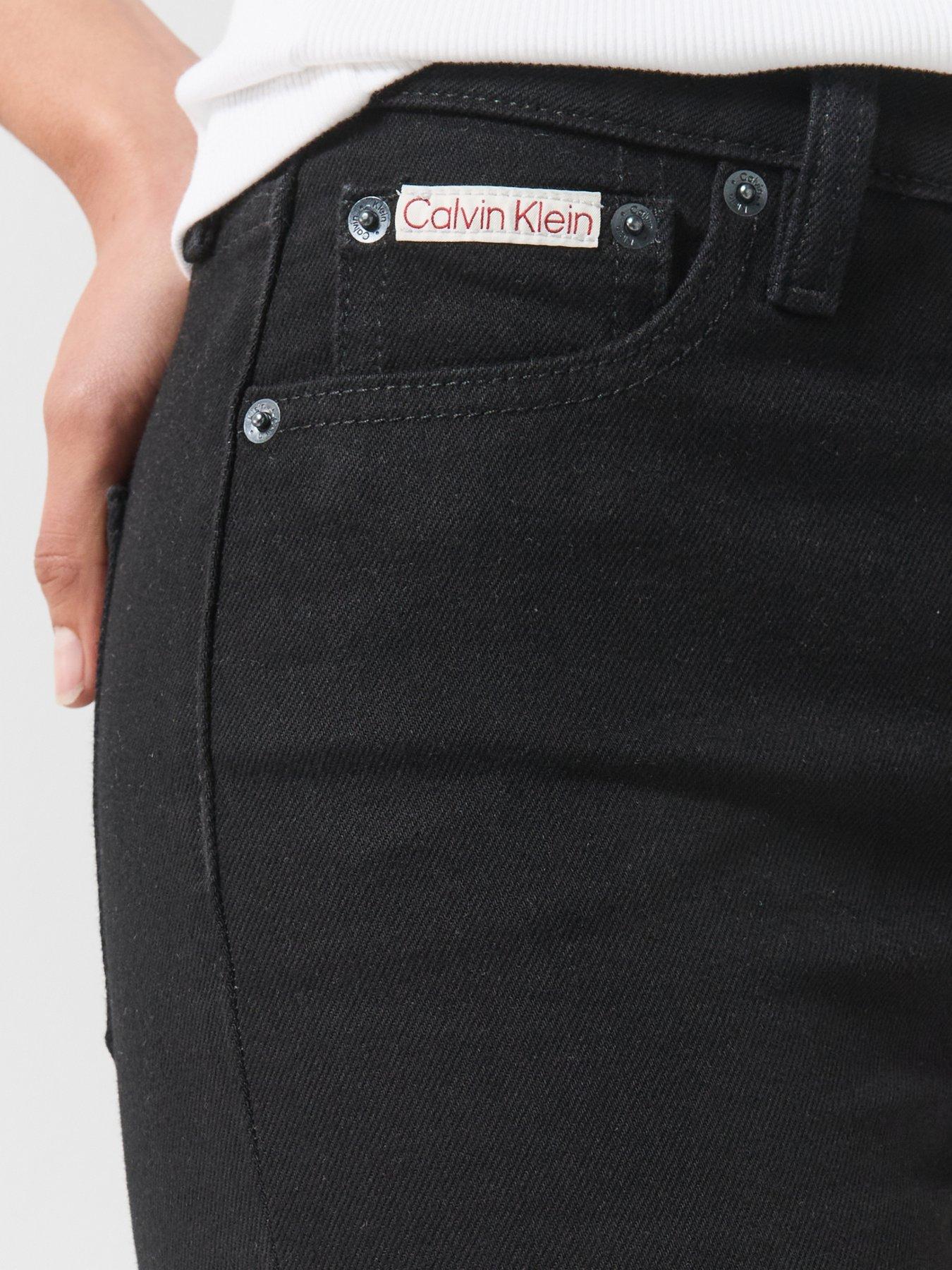 Image 4 of 6 of Calvin Klein Jeans Skinny Bootcut Fit Jeans - Ck Classic Black