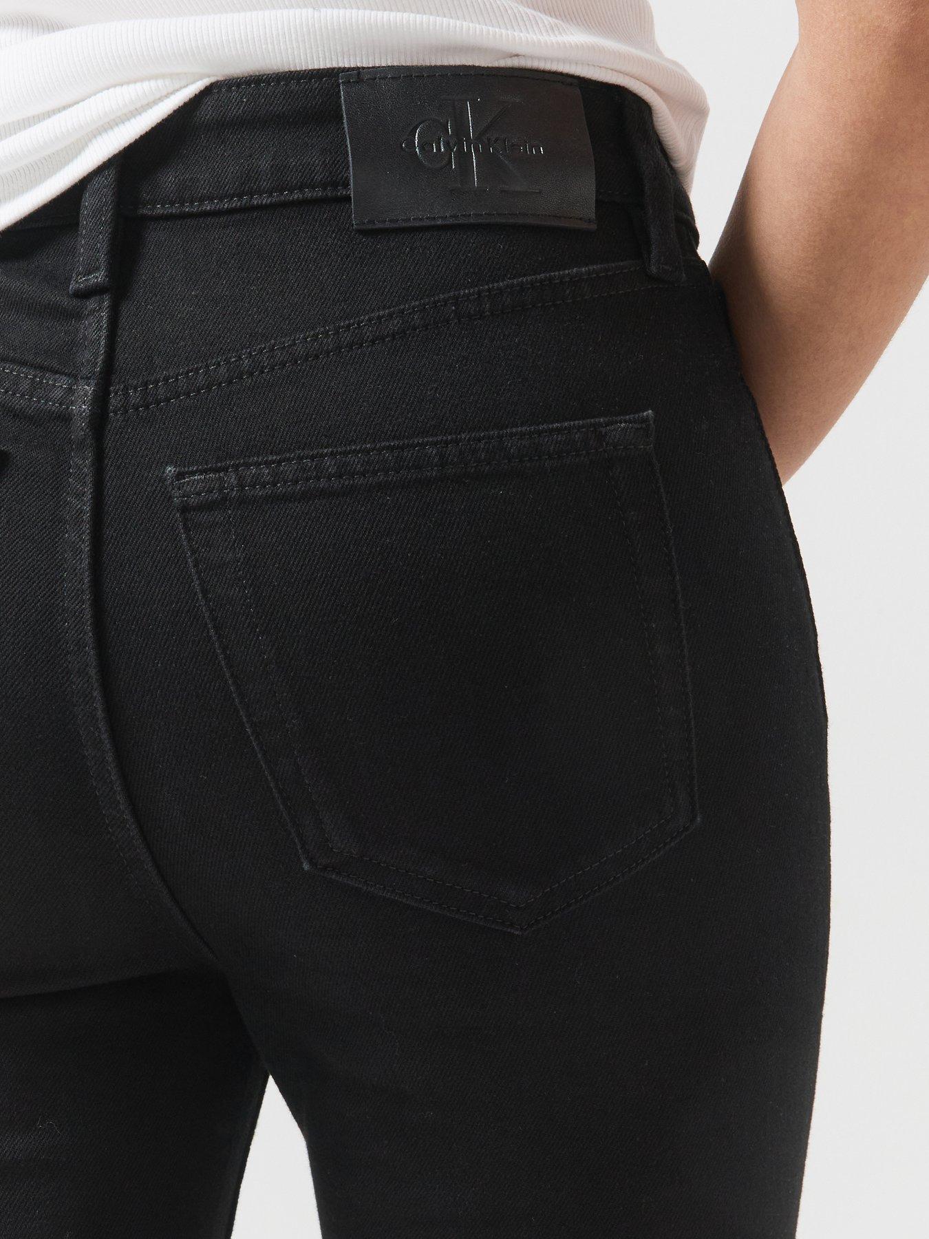 Image 5 of 6 of Calvin Klein Jeans Skinny Bootcut Fit Jeans - Ck Classic Black