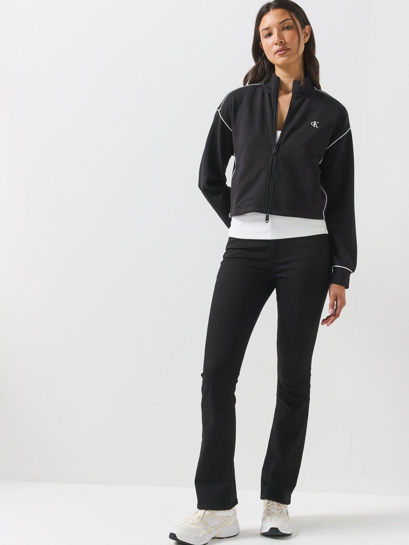 Image 6 of 6 of Calvin Klein Jeans Skinny Bootcut Fit Jeans - Ck Classic Black