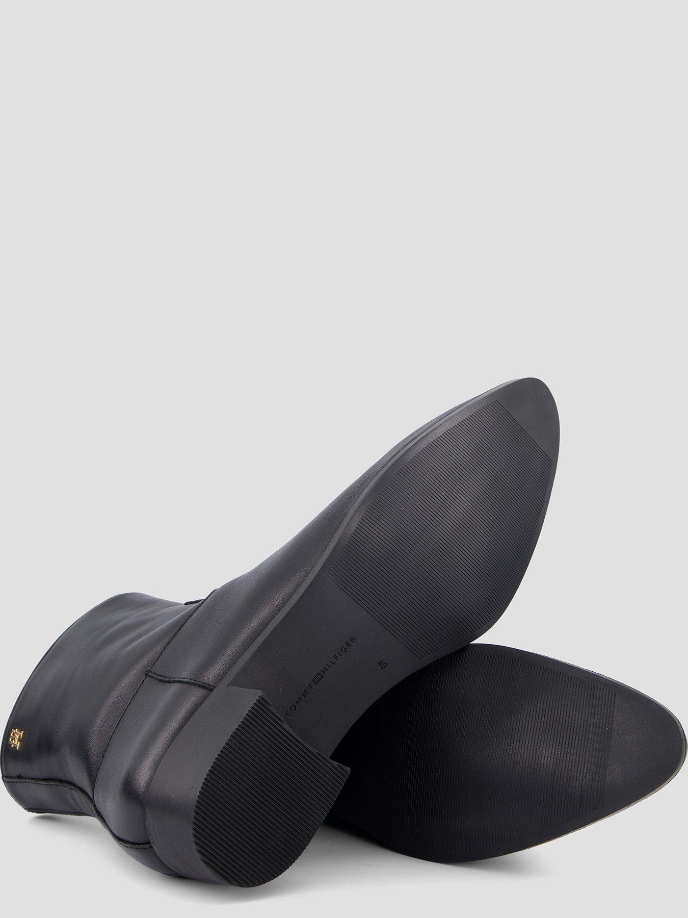 Image 4 of 7 of Tommy Hilfiger Leather Ankle Boot W Zip