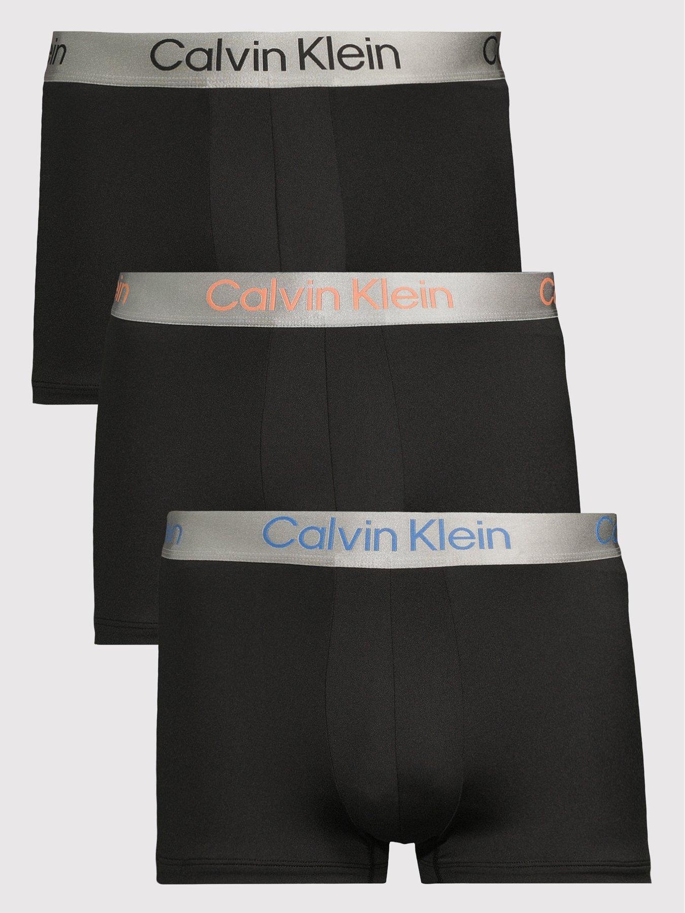 Image 1 of 3 of Calvin Klein 3 Pack Trunks - Black