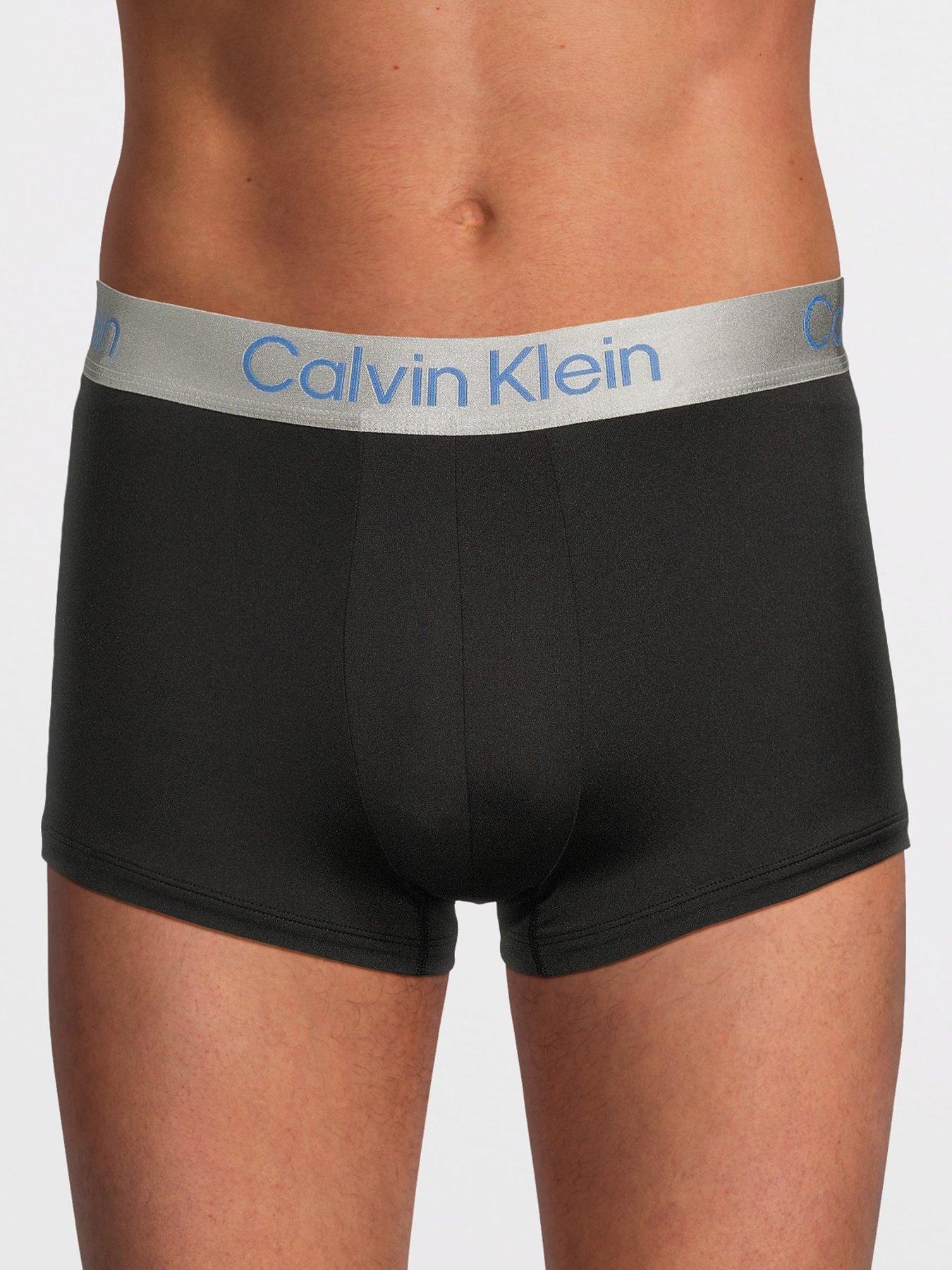 Image 2 of 3 of Calvin Klein 3 Pack Trunks - Black