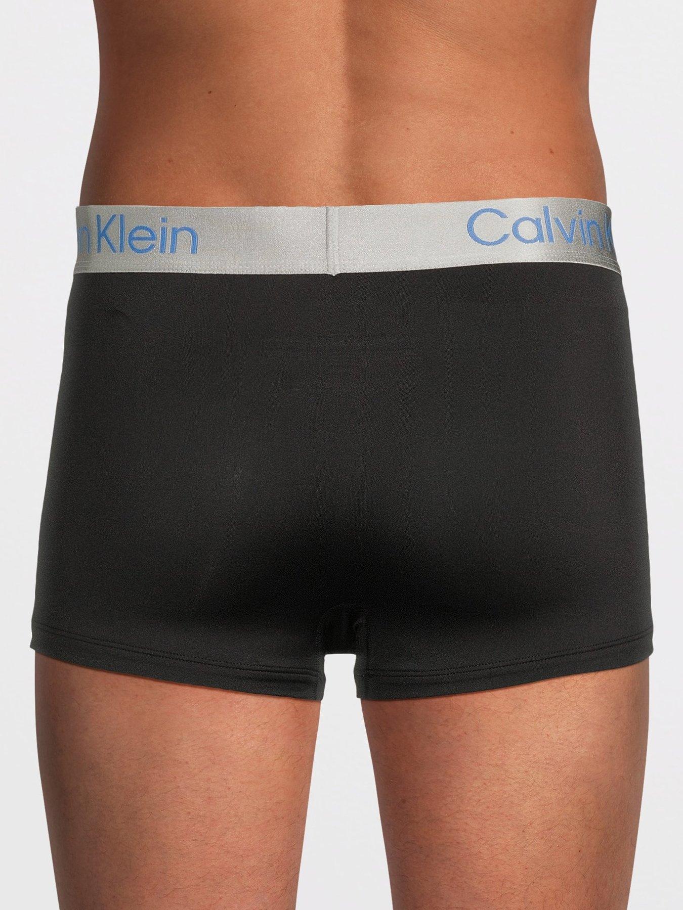 Image 3 of 3 of Calvin Klein 3 Pack Trunks - Black